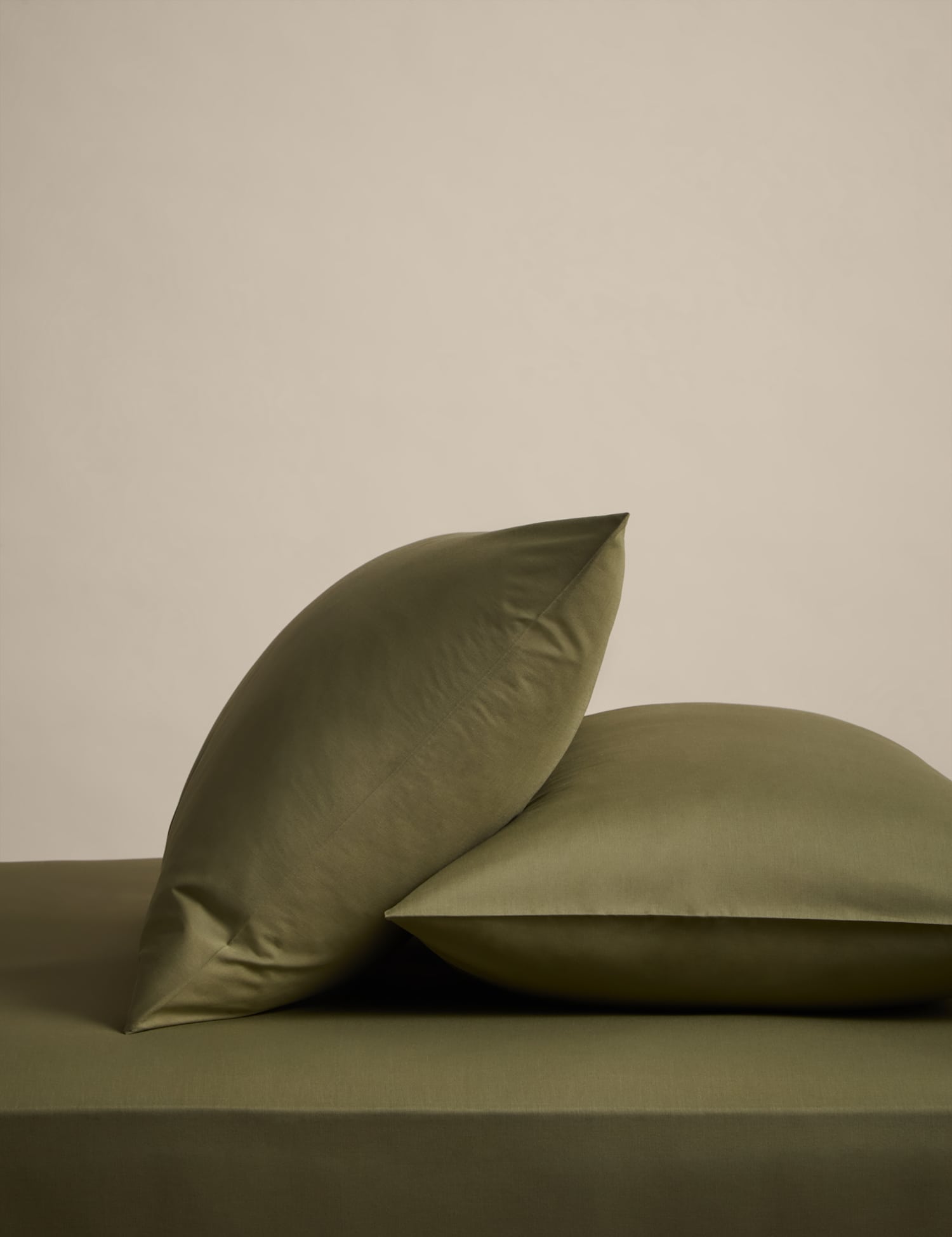 M&S 2 Pack Cotton Rich Pillowcases Fern