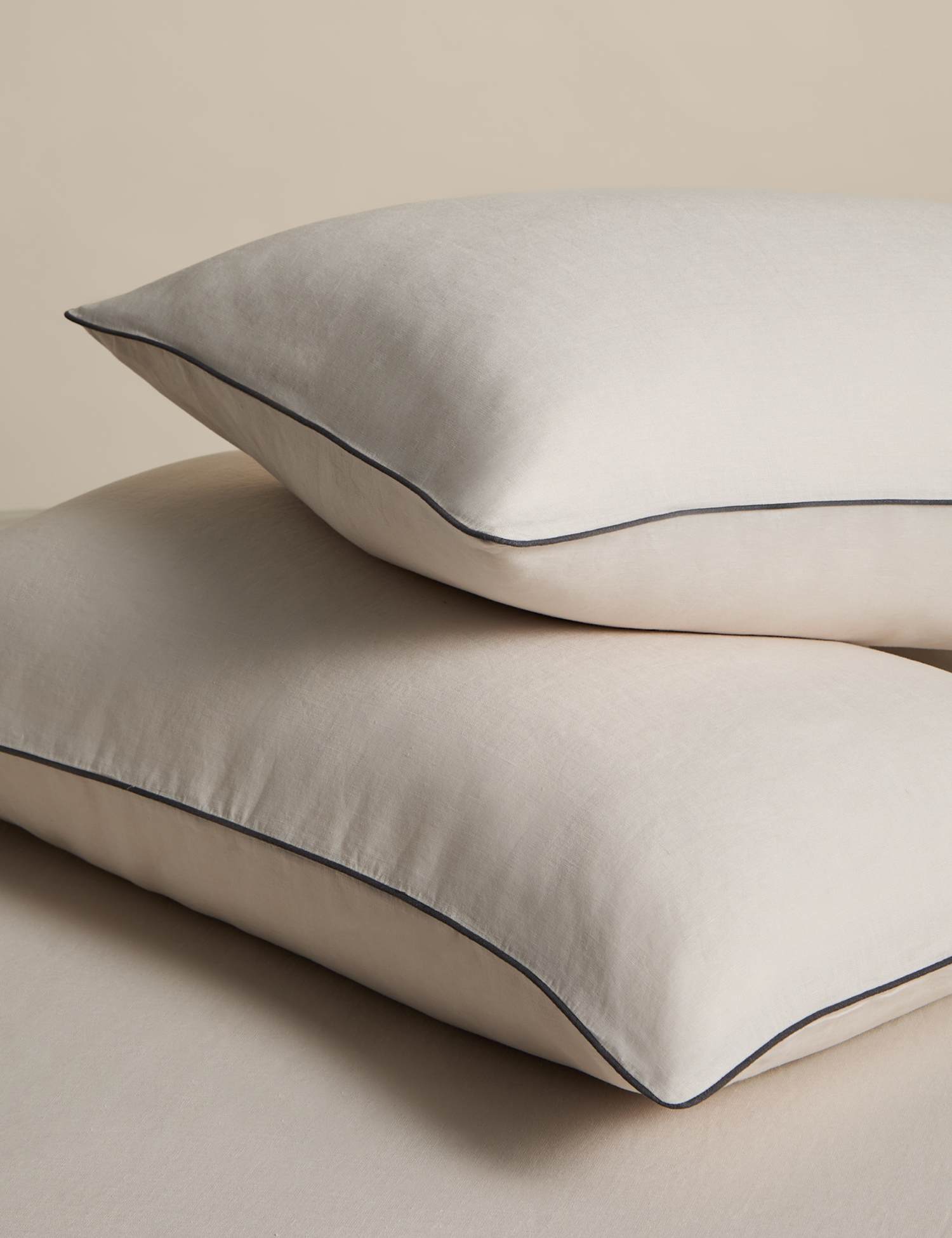 M&S 2 Pack Pure Linen Pillowcases Linen