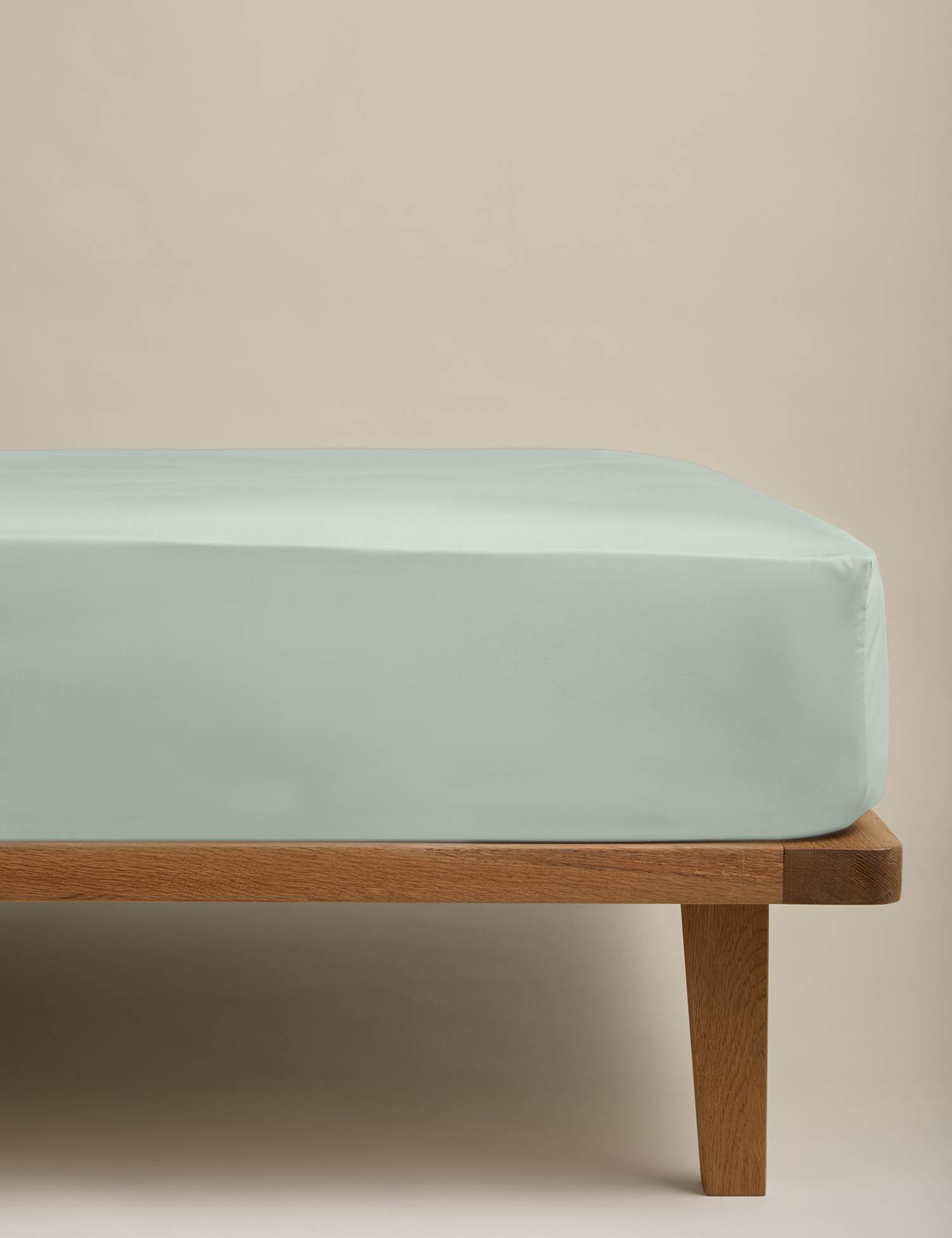 M&S Egyptian Cotton 230 Thread Count Fitted Sheet Sage