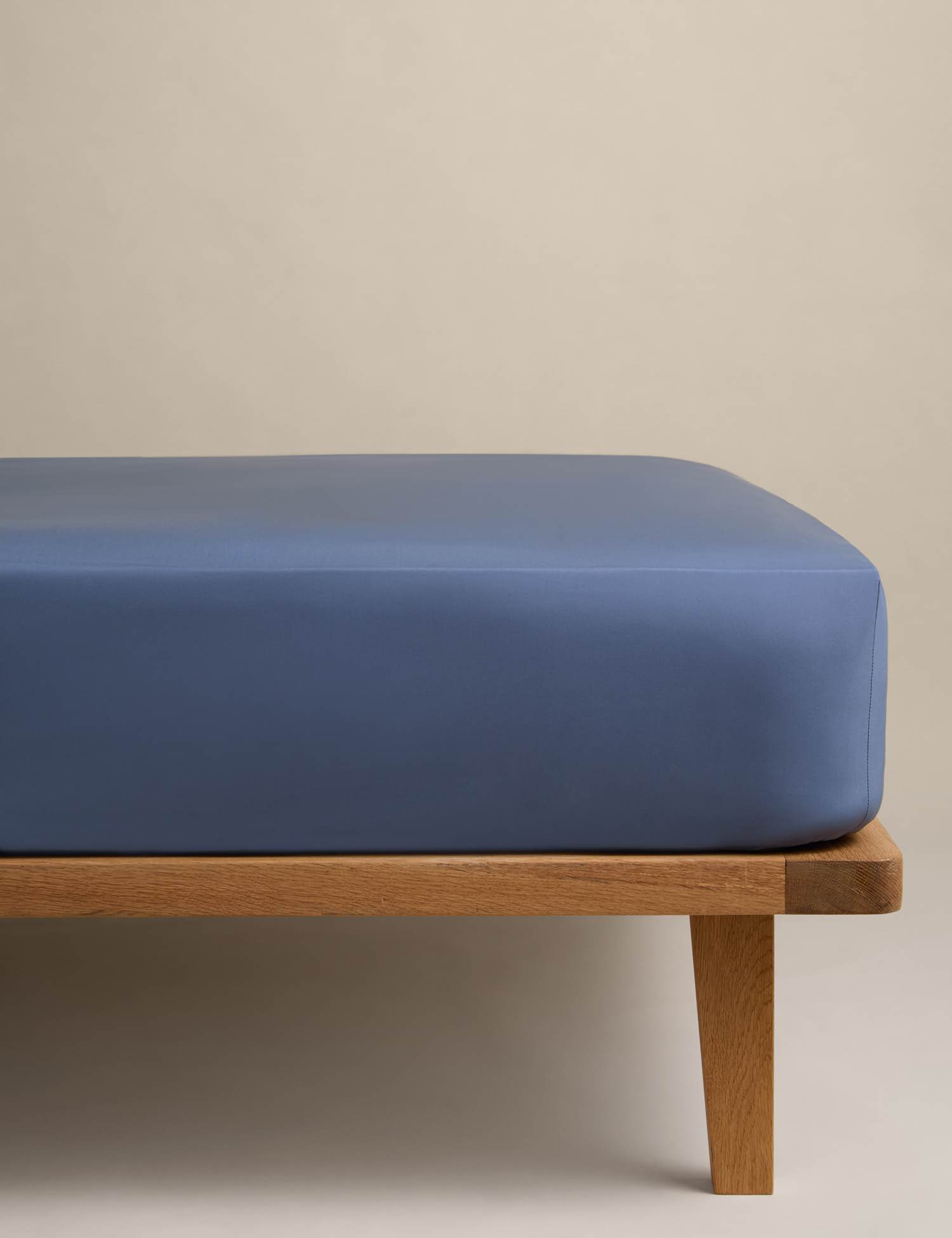 M&S Egyptian Cotton 230 Thread Count StayPut Fitted Sheet Slate Blue