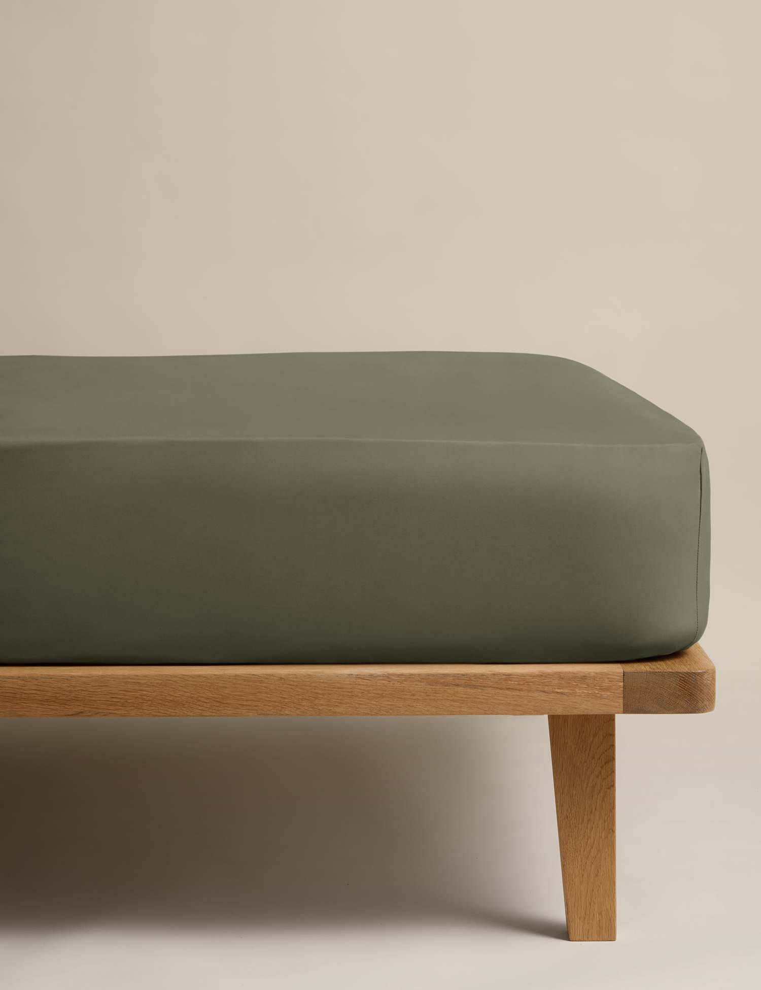 M&S Egyptian Cotton 230 Thread Count StayPut Fitted Sheet Khaki