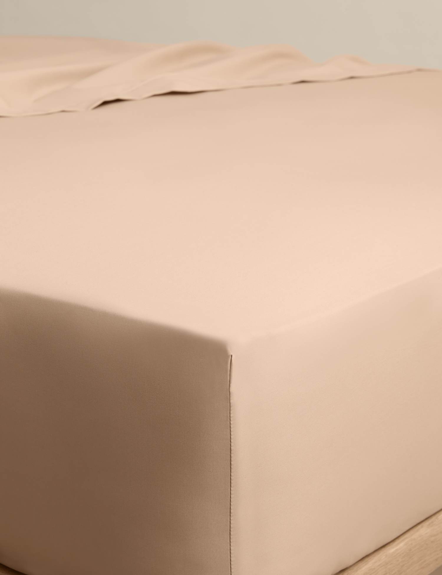 M&S Egyptian Cotton 230 Thread Count StayPut Fitted Sheet Biscuit