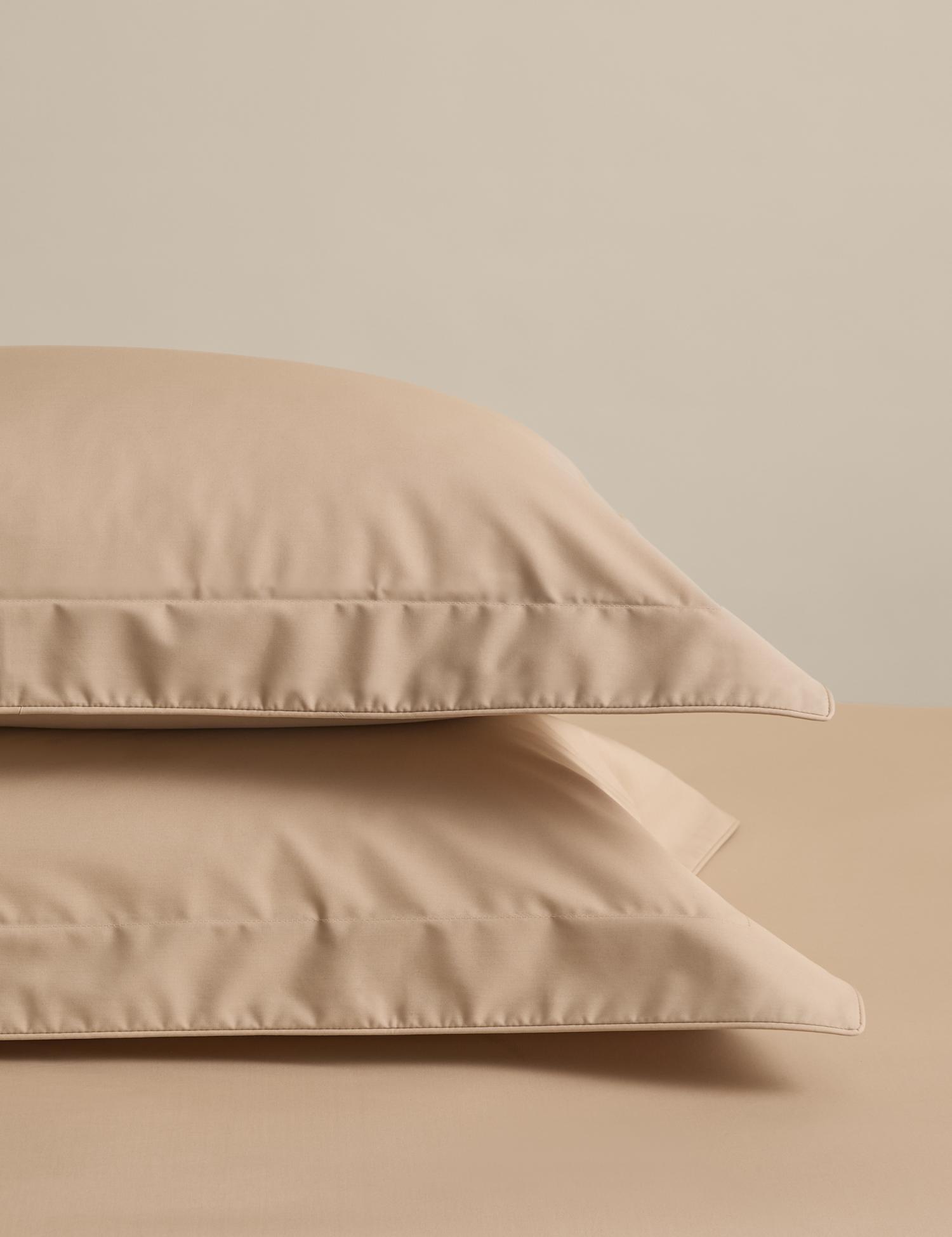 M&S 2 Pack Egyptian Cotton Oxford Pillowcases Biscuit