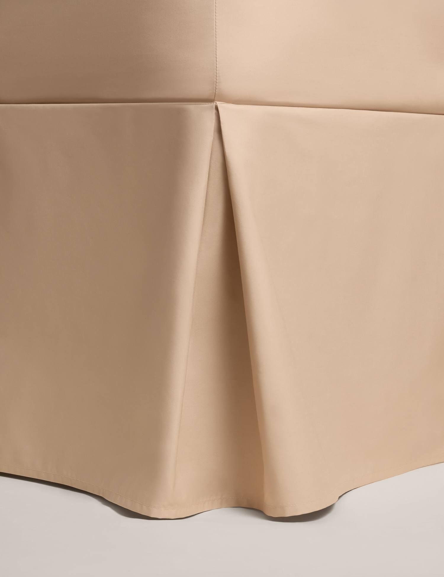 M&S Pure Egyptian Cotton Valance Sheet Biscuit