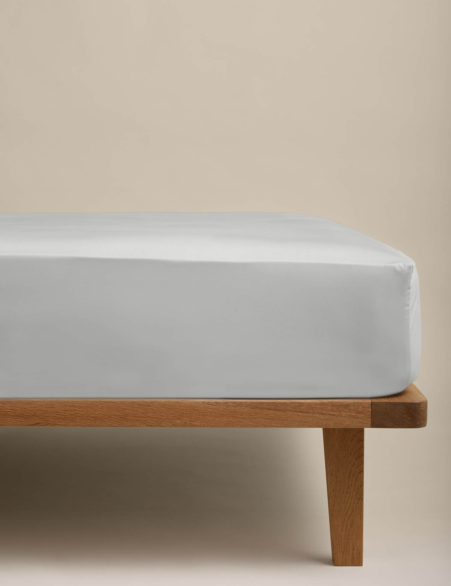M&S Egyptian Cotton Deep Fitted Sheet Dove