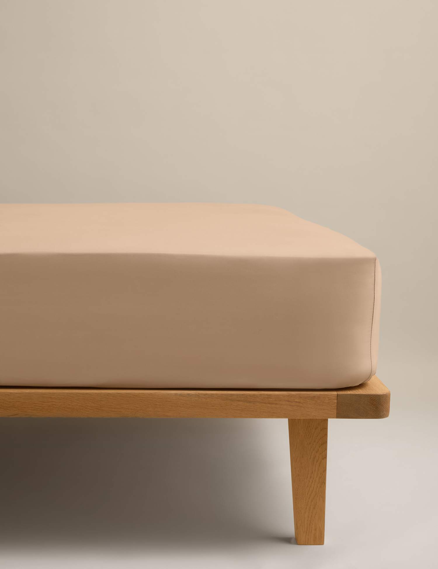 M&S Egyptian Cotton Deep Fitted Sheet Biscuit