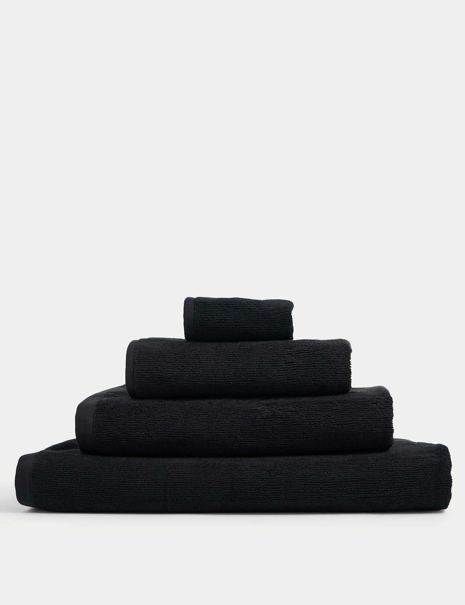 M&S Ultra Dry Pure Cotton Towel Black