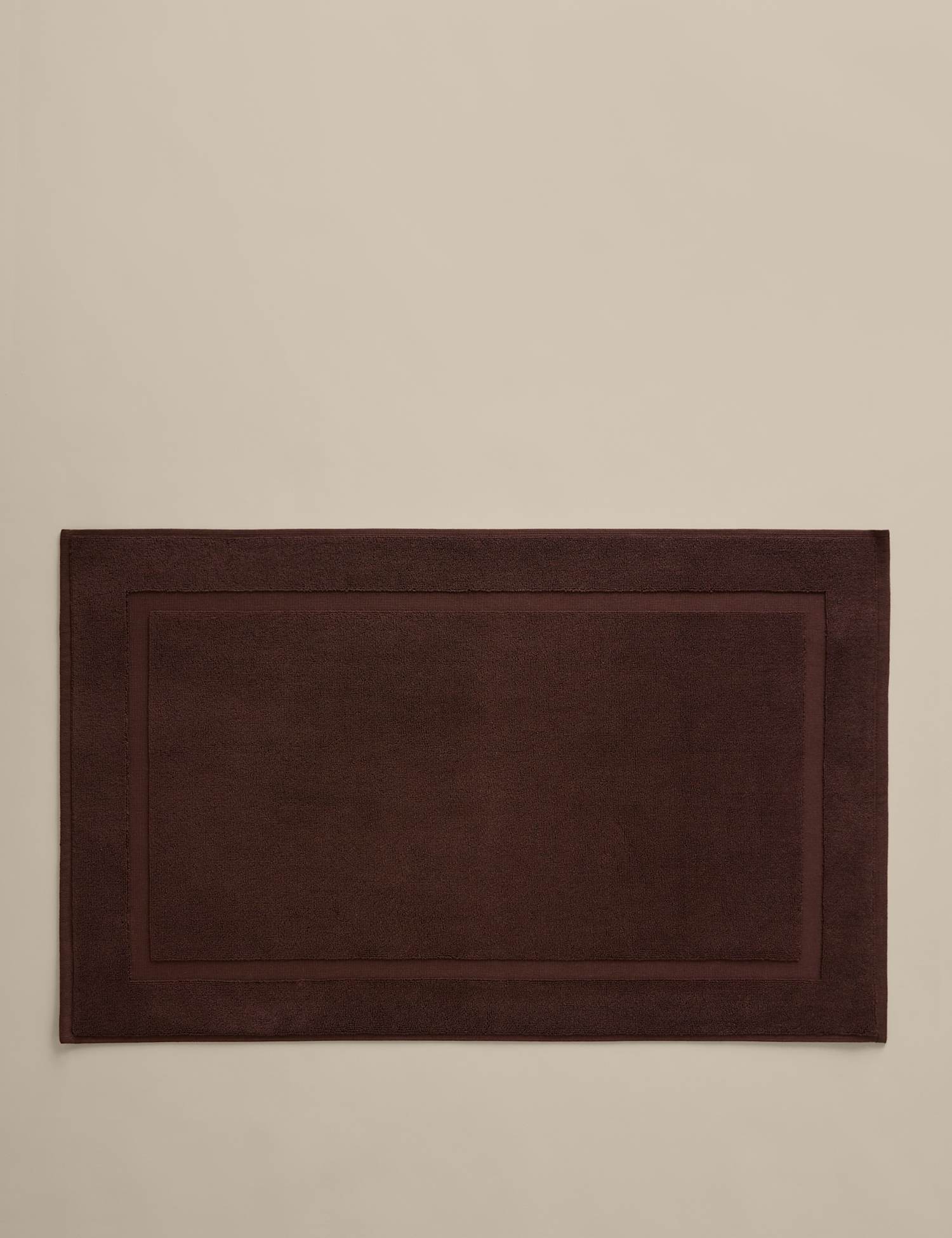 M&S Luxury Egyptian Cotton Bath Mat Chocolate