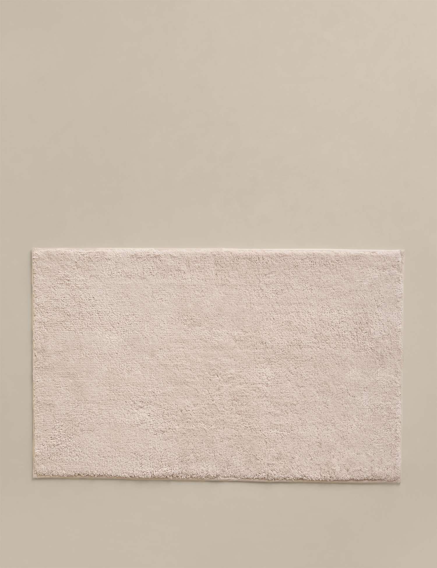 M&S Pure Cotton Tufted Bath Mat Linen