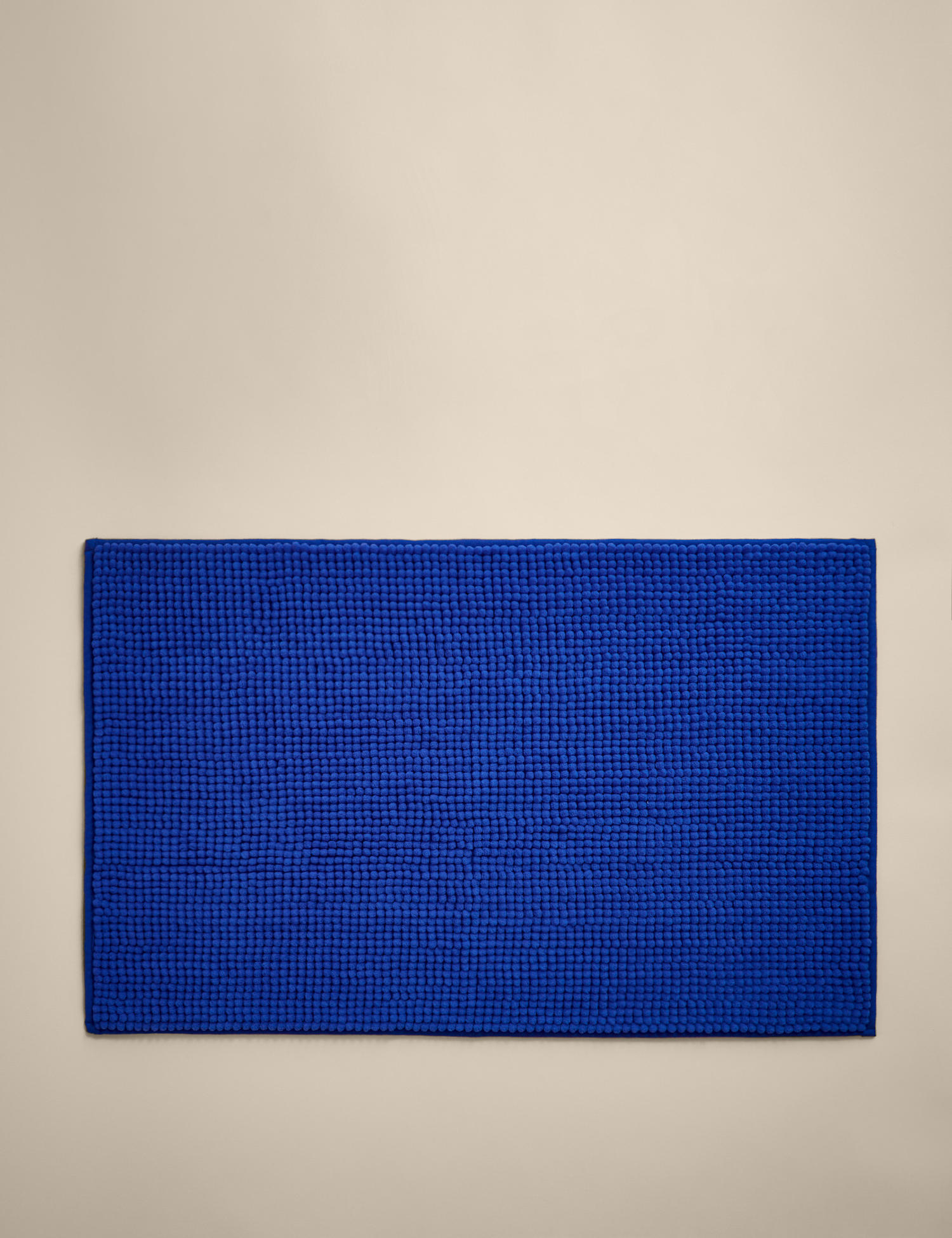 M&S Bobble Bath Mat Mid Blue