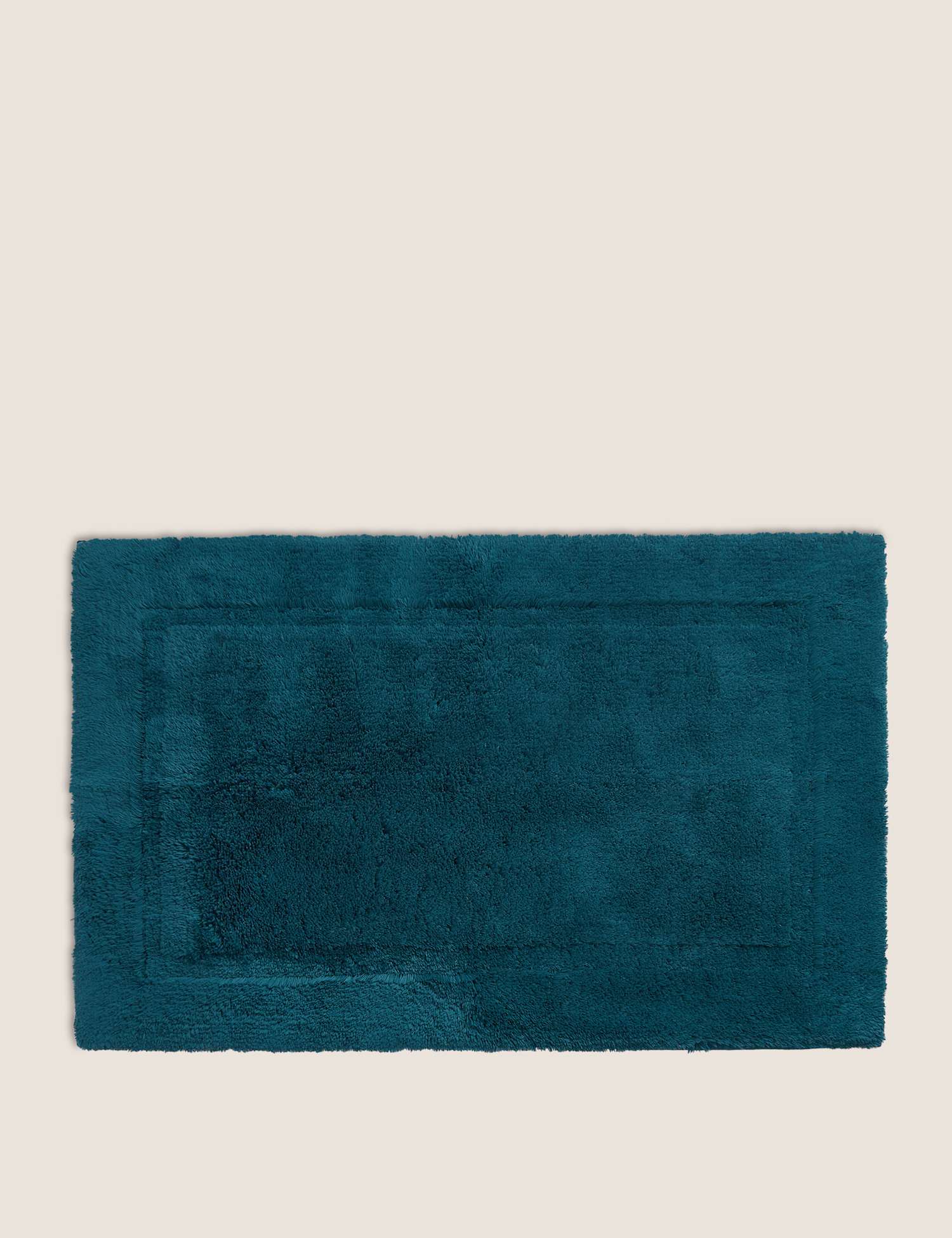 M&S Egyptian Cotton Luxury Bath Mat Dark Green