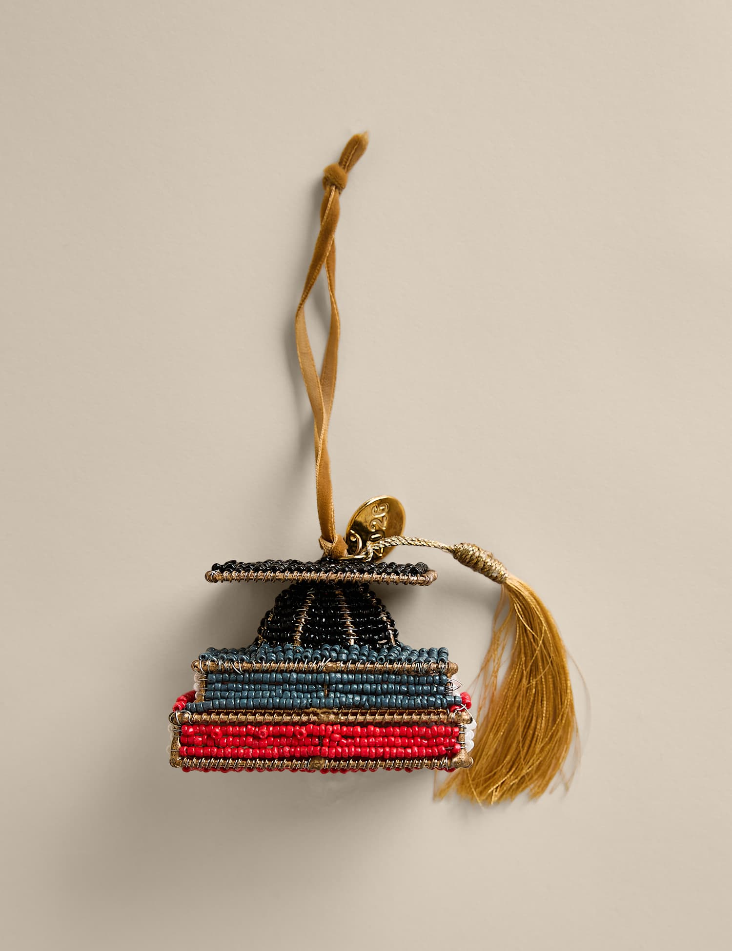 M&S Graduation Beaded Decoration Black