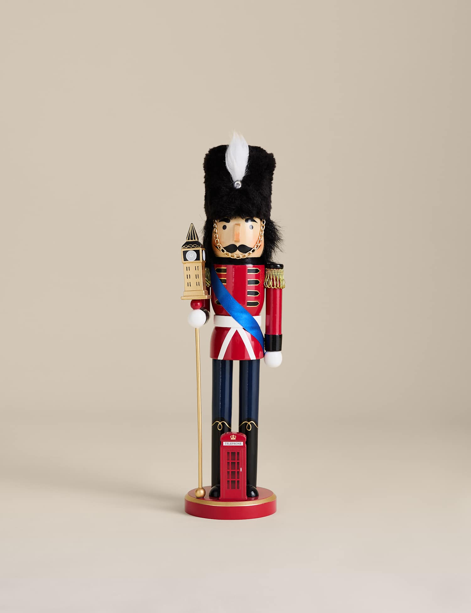 M&S London Nutcracker Decoration Red Mix