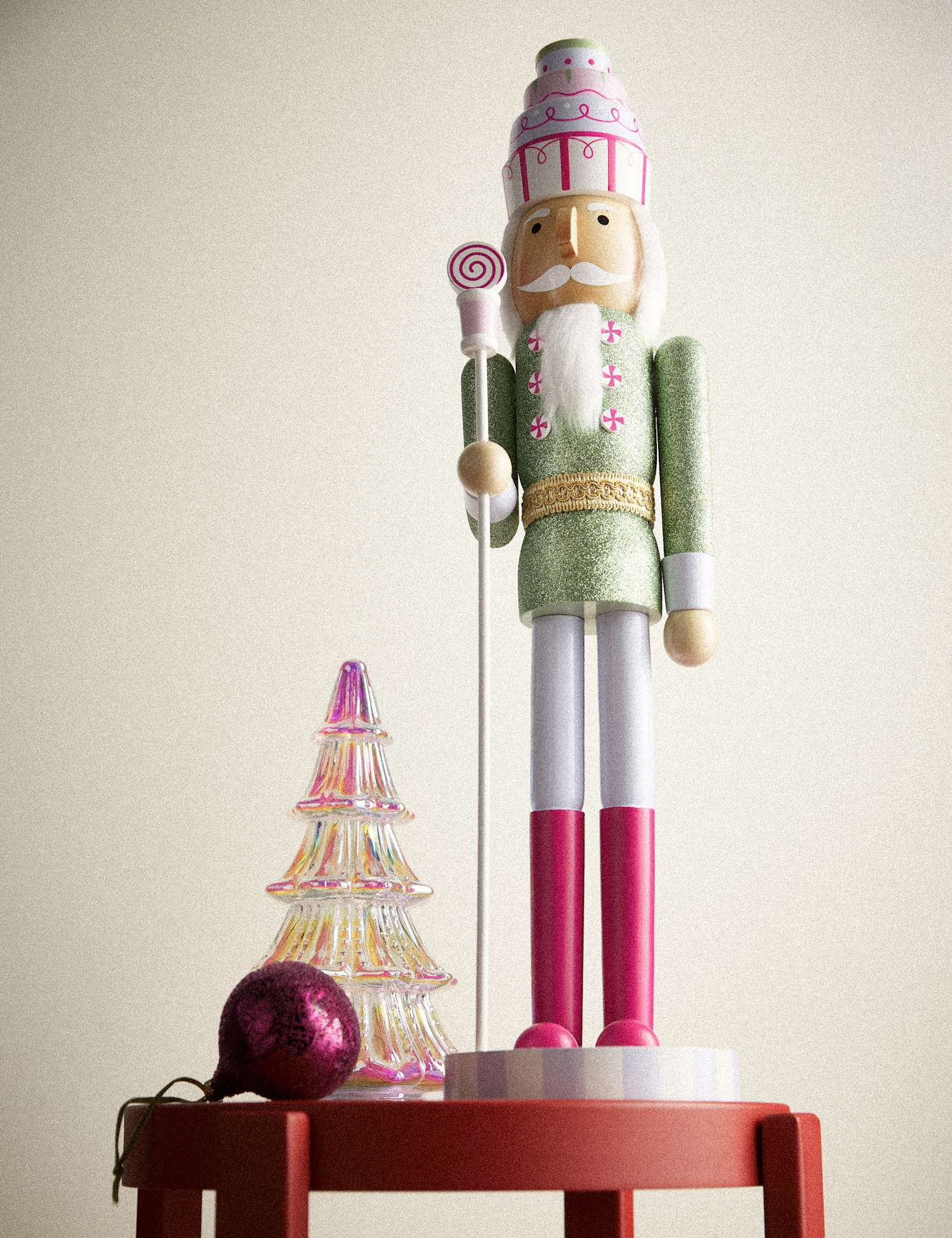 M&S 24in Tinsel Town Nutcracker Pink Mix