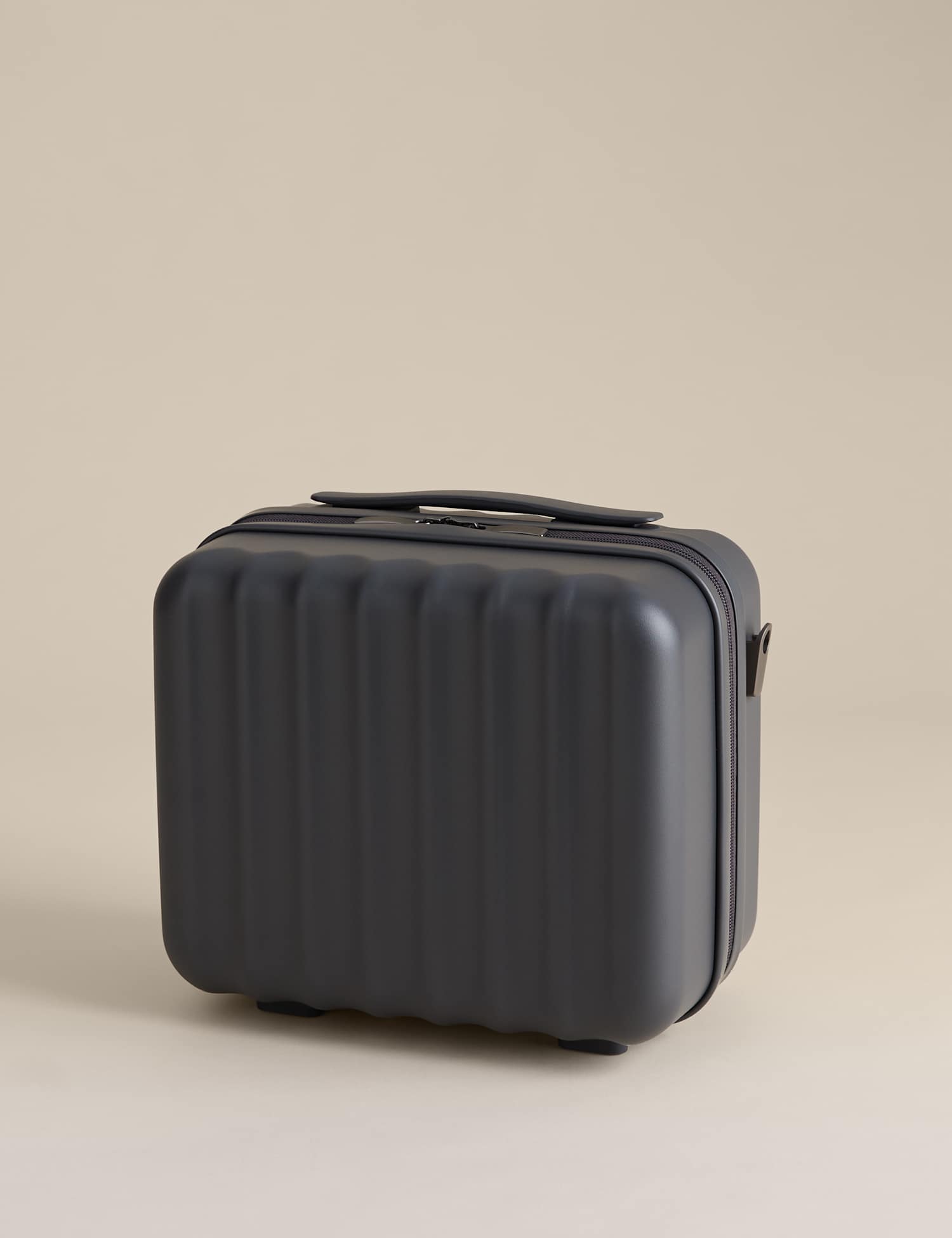 M&S Mykonos Hard Shell Vanity Case Charcoal