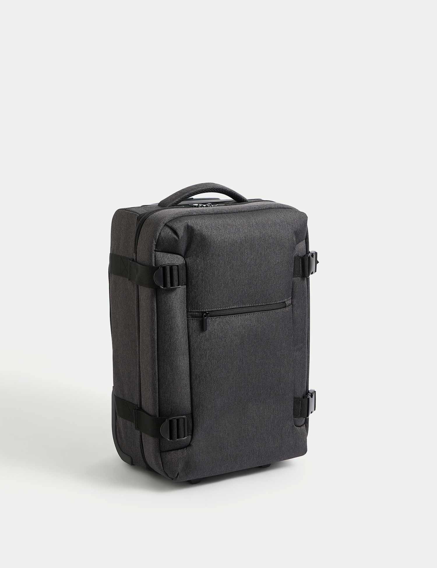 M&S Banff Adventure 2 Wheel Soft Cabin Suitcase Grey