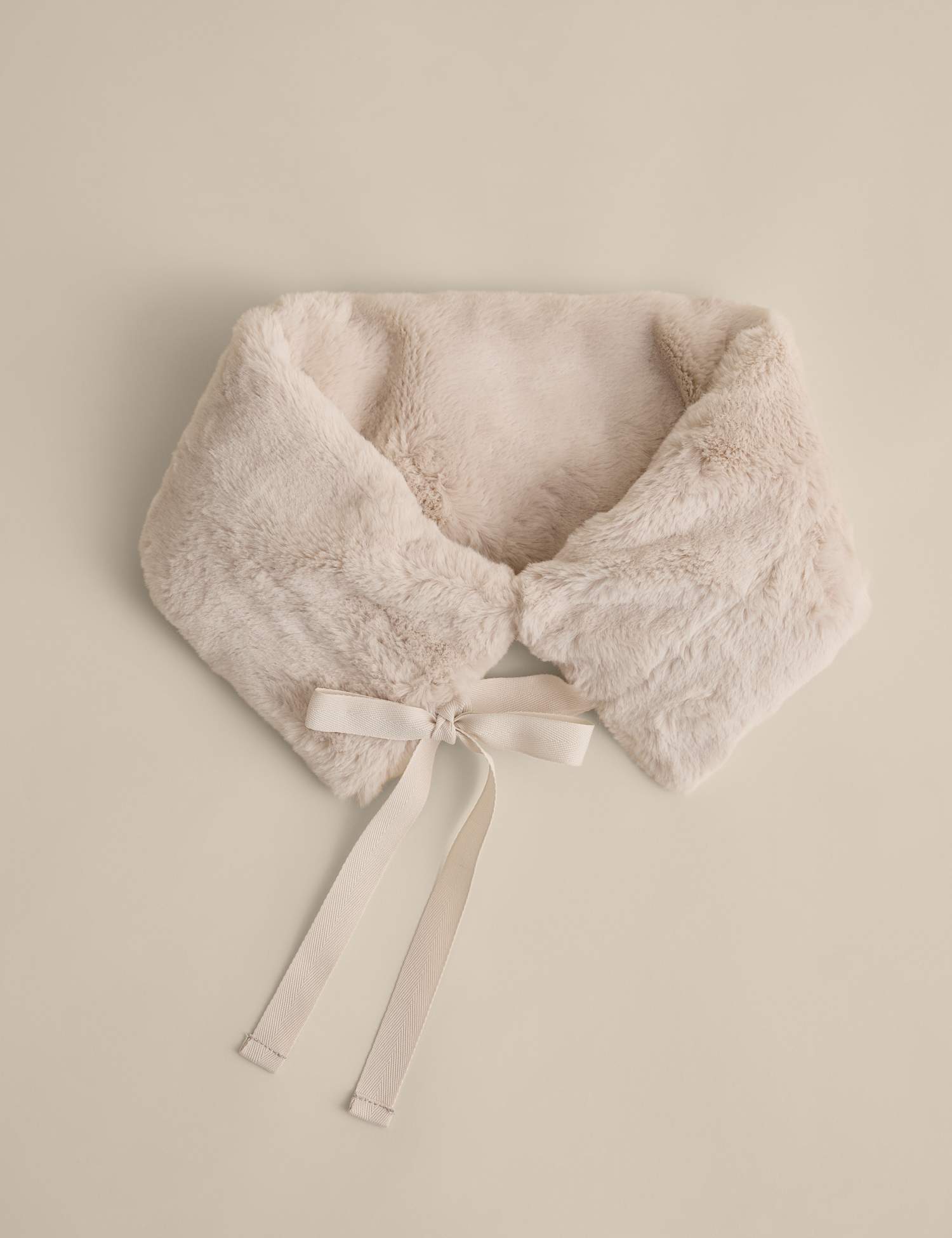M&S Supersoft Faux Fur Heat Pad Natural