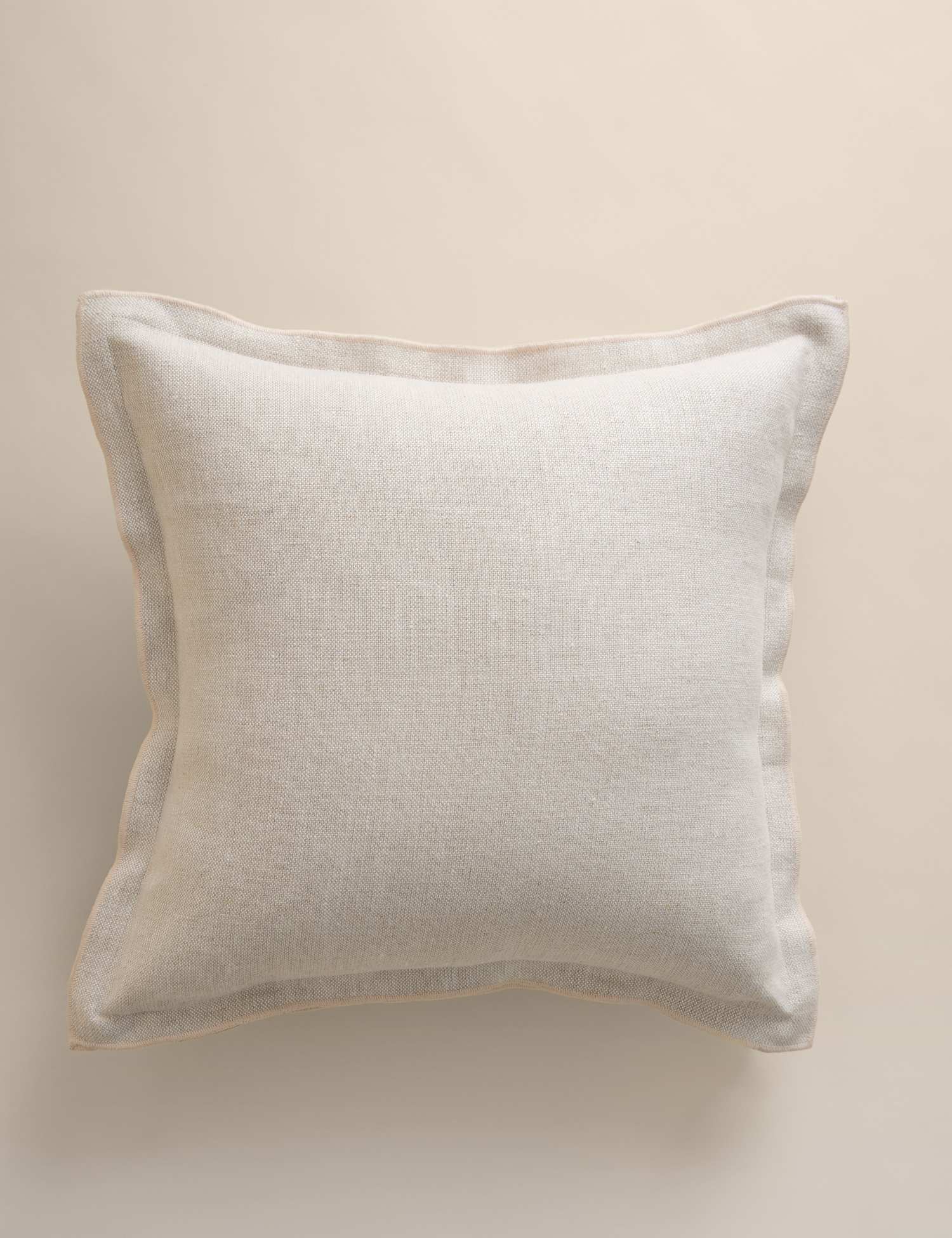 M&S Pure Linen Cushion Ecru