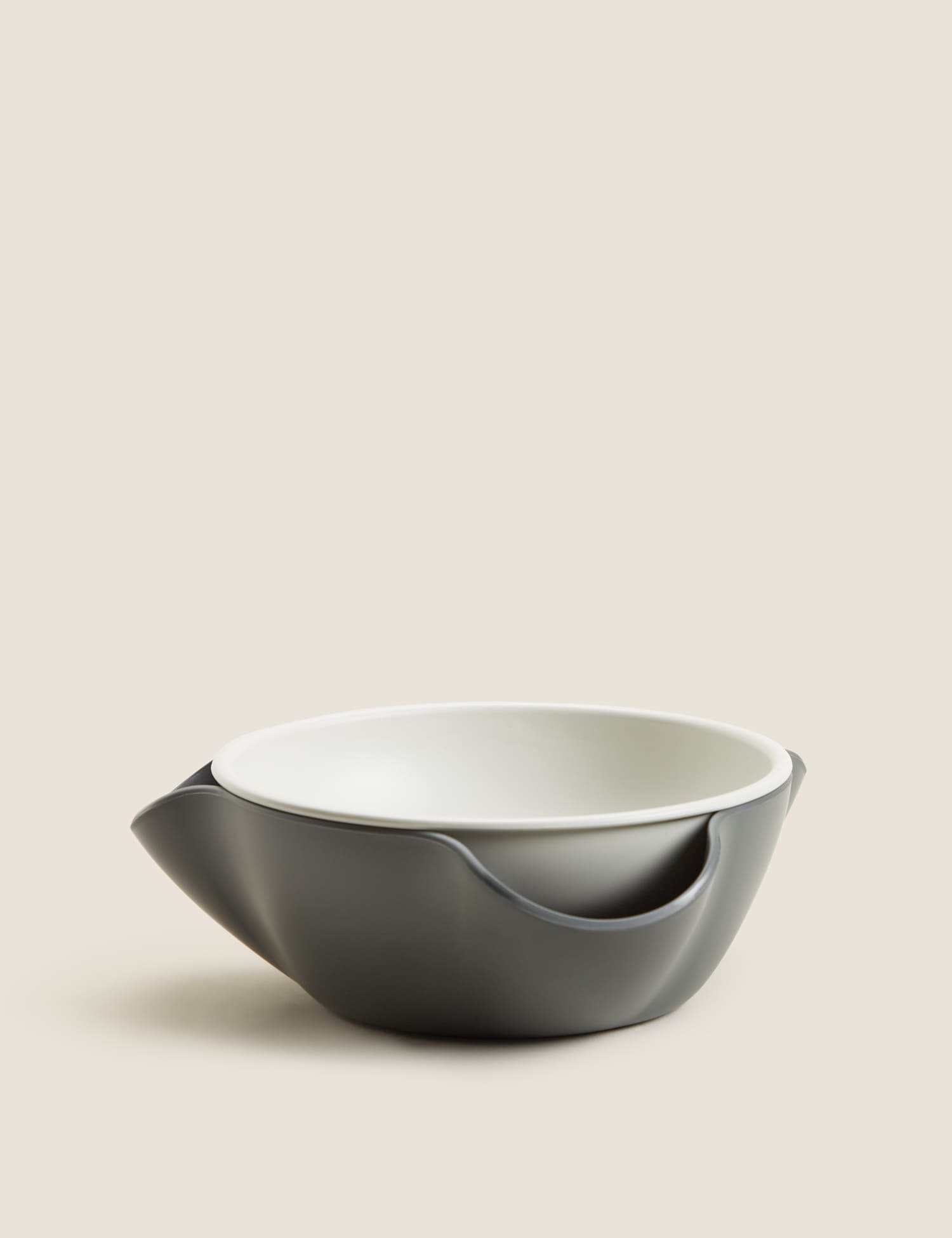 Image of Joseph Joseph Double-Dish™ Serving Bowl Grey