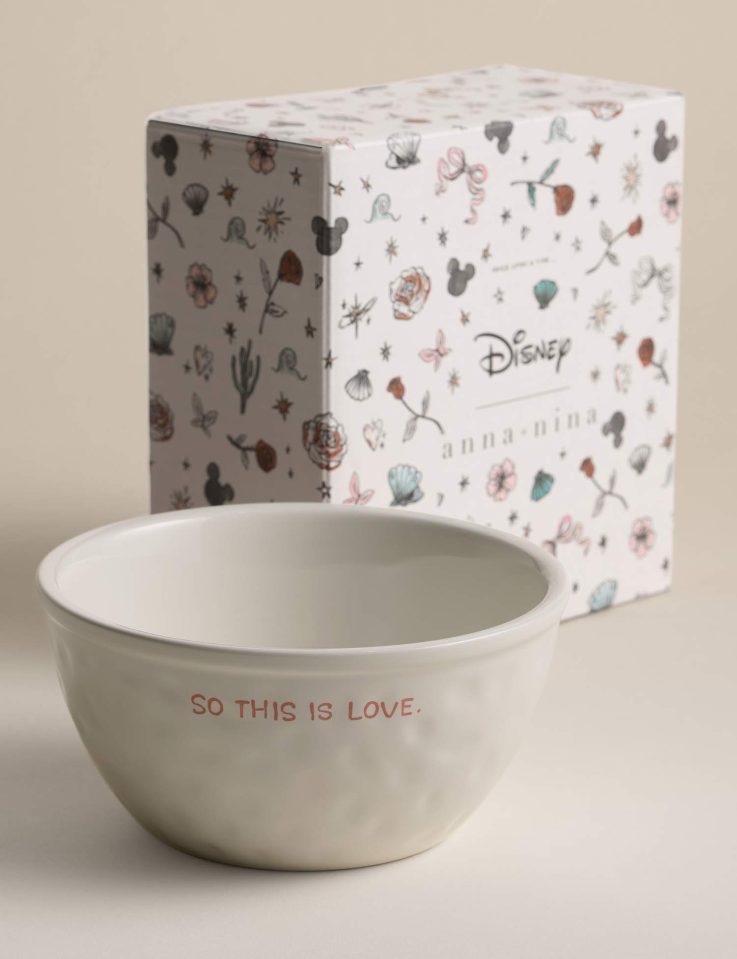 Disney x Anna + Nina Cinderella� So This Is Love Bowl White