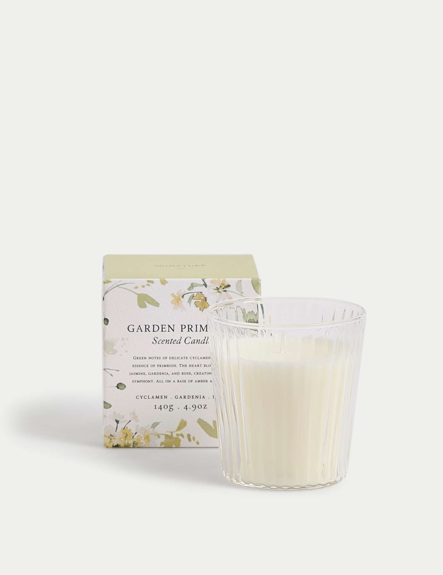 Signature Garden Primrose Scented Candle Pink Mix