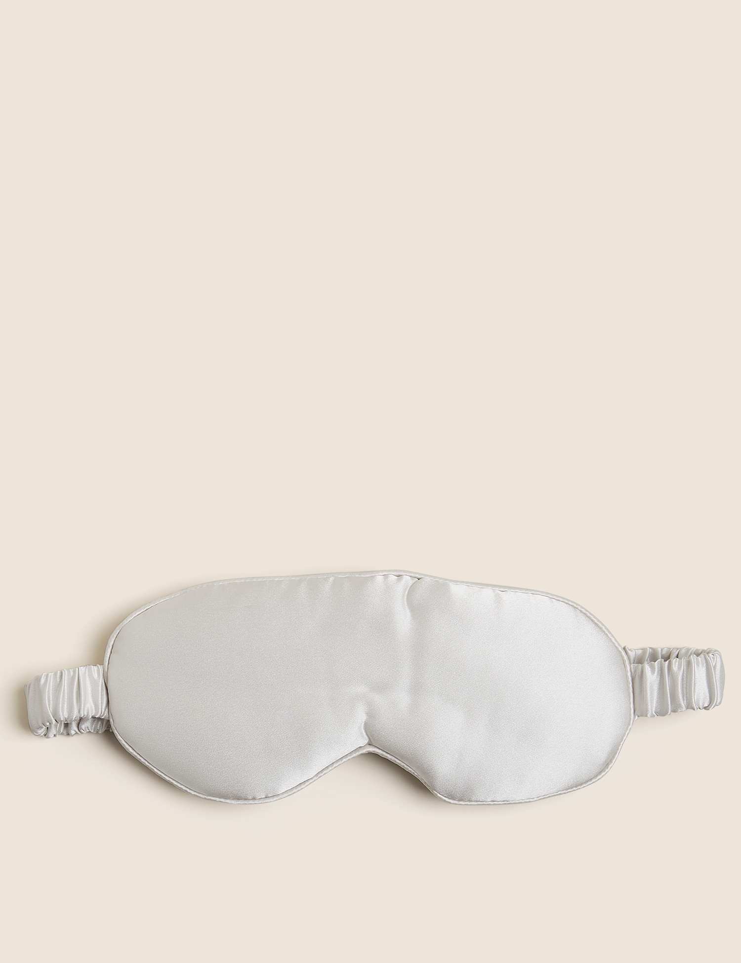 M&S Pure Silk Eye Mask Grey
