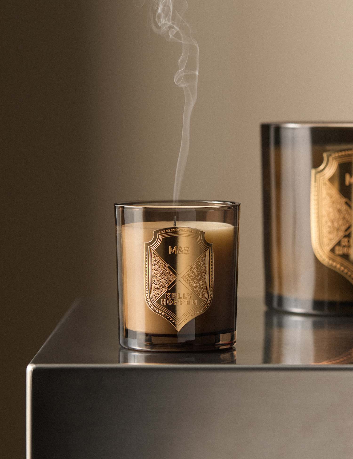 M&S X Kelly Hoppen No.4 Fragrance Candle Taupe