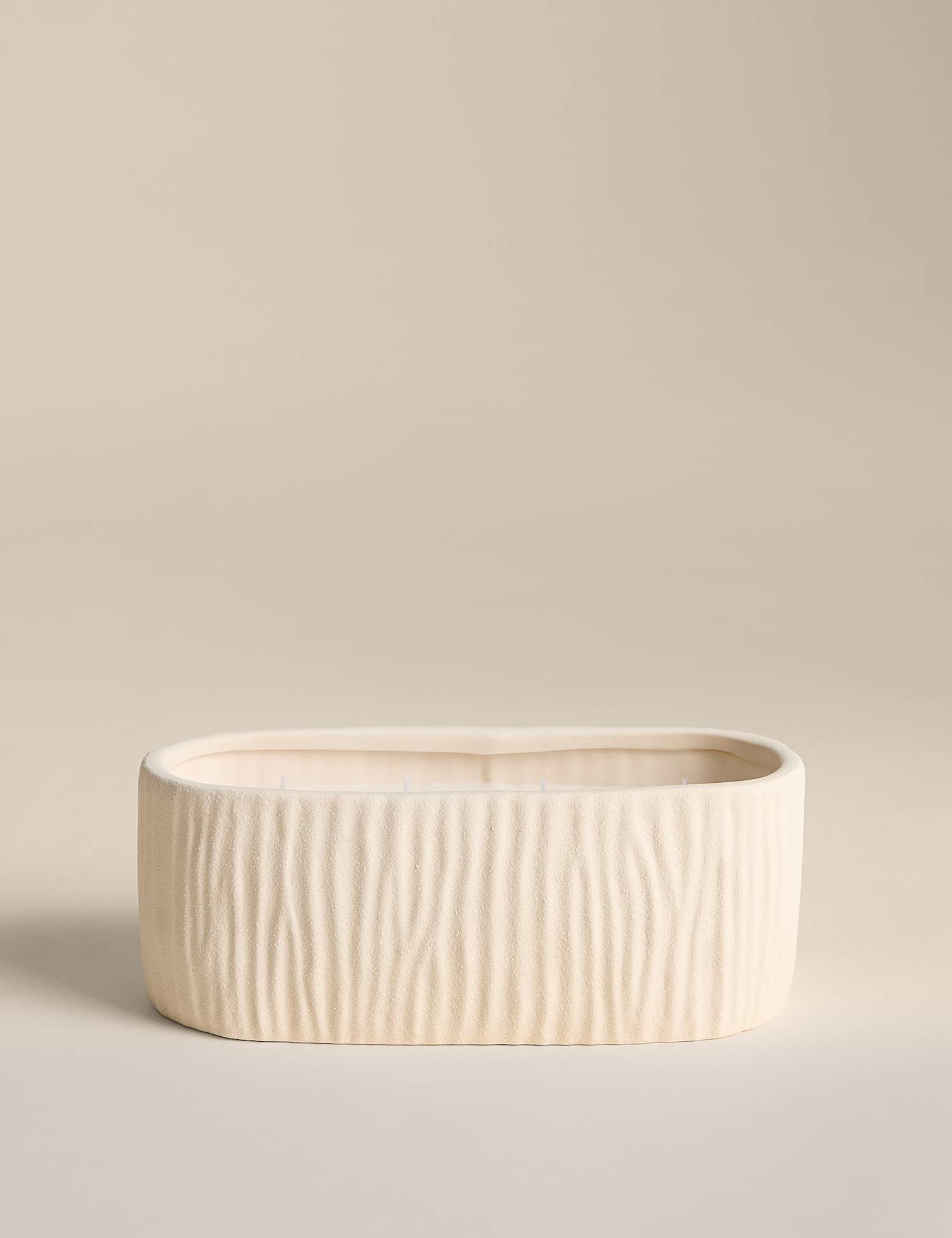 Teraire Haze Ceramic 4 Wick Candle Grey