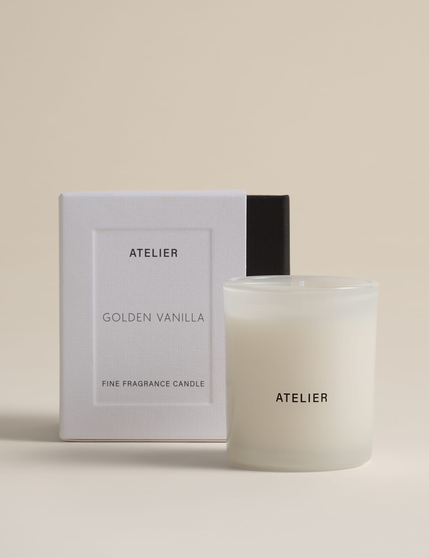 Atelier Golden Vanilla Votive Candle White Mix