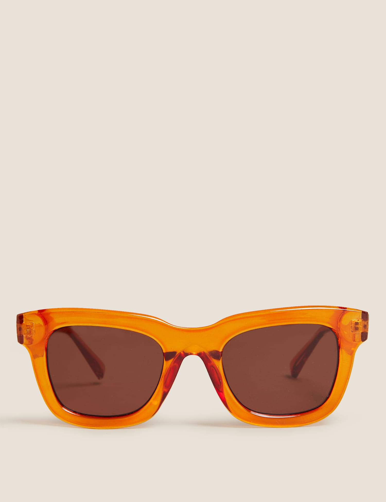 M&S Square Preppy Sunglasses Orange