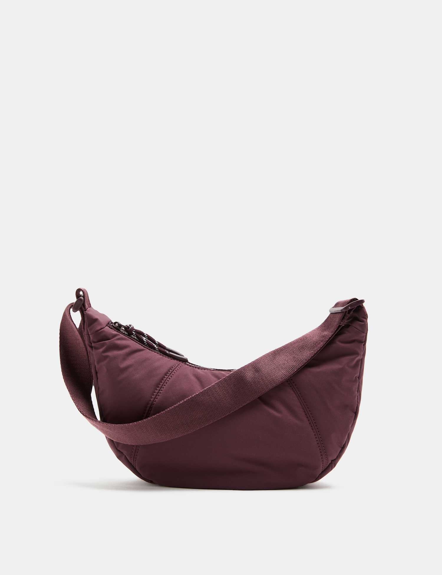 M&S Soft Casual Crossbody Bag Burgundy