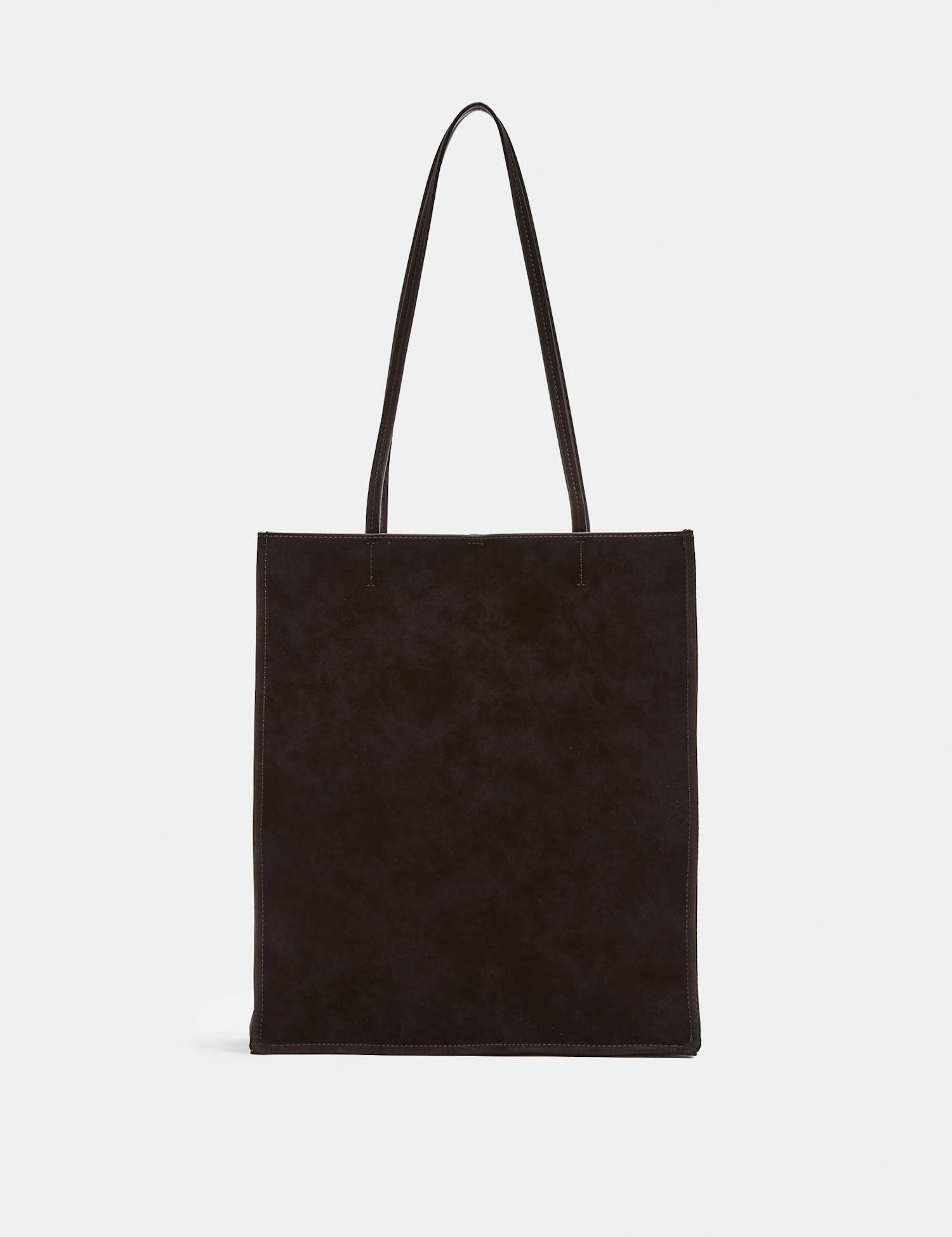 M&S Top Handle Structured Tote Bag Aubergine