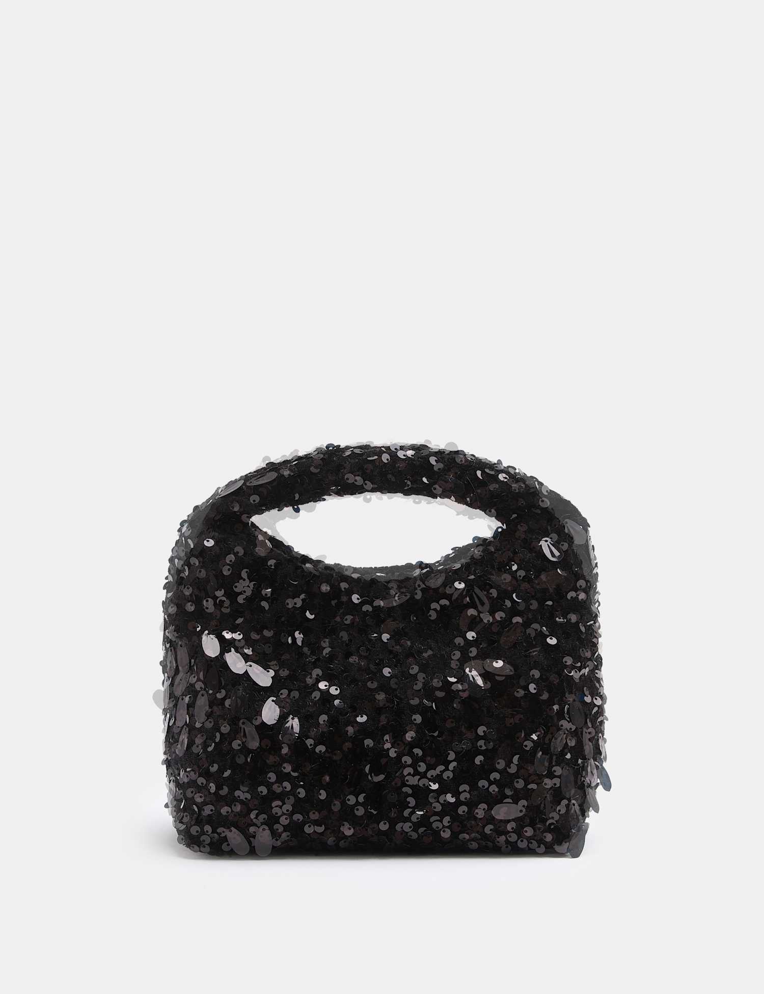 M&S Sequin Grab Bag Black