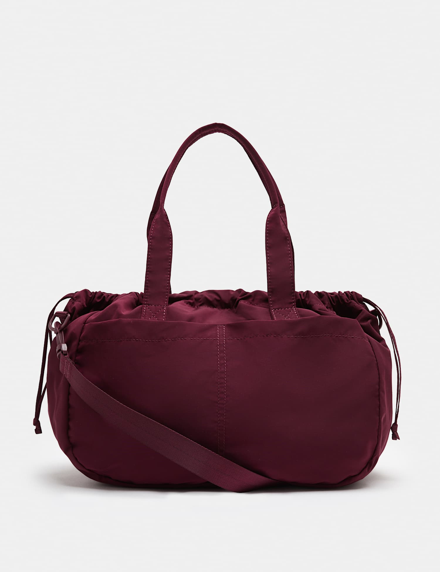 M&S Drawstring Detail Shoulder Bag Red