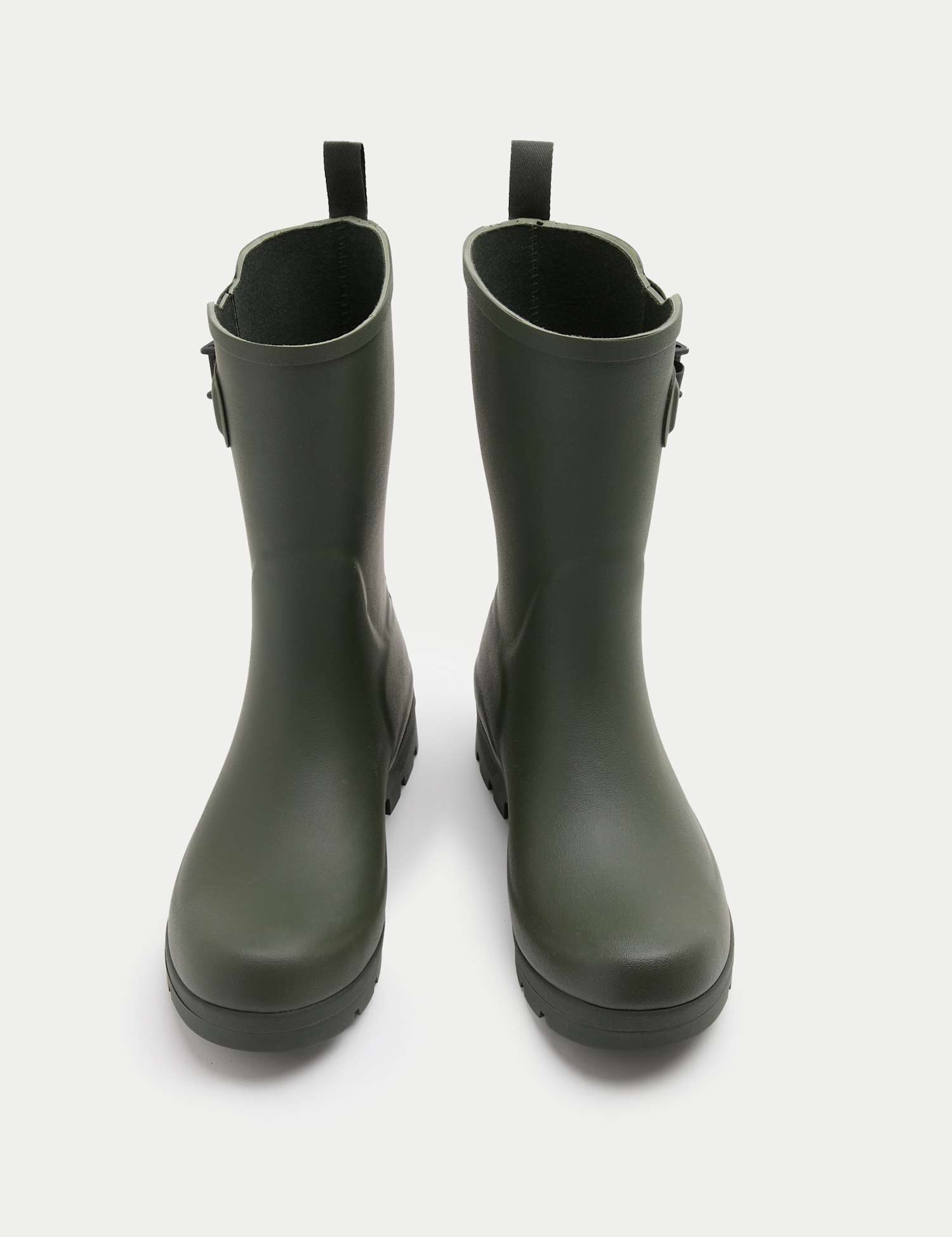 M&S Mid Calf Wellies Khaki
