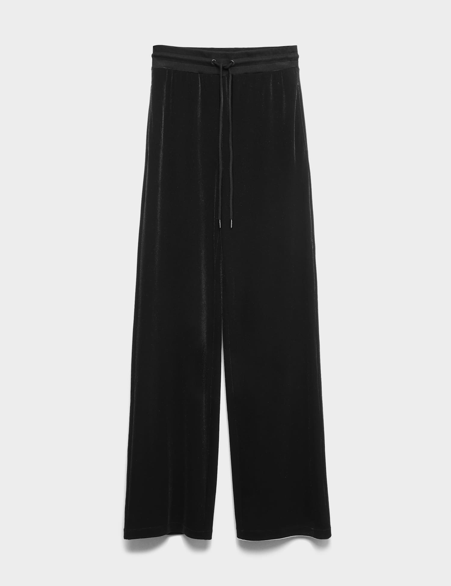 M&S High Waisted Wide Leg Joggers Black