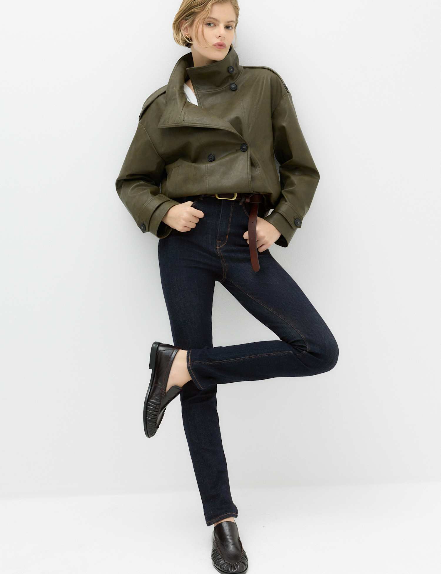 M&S Lily Magic Shaping High Waisted Jeans Indigo Mix