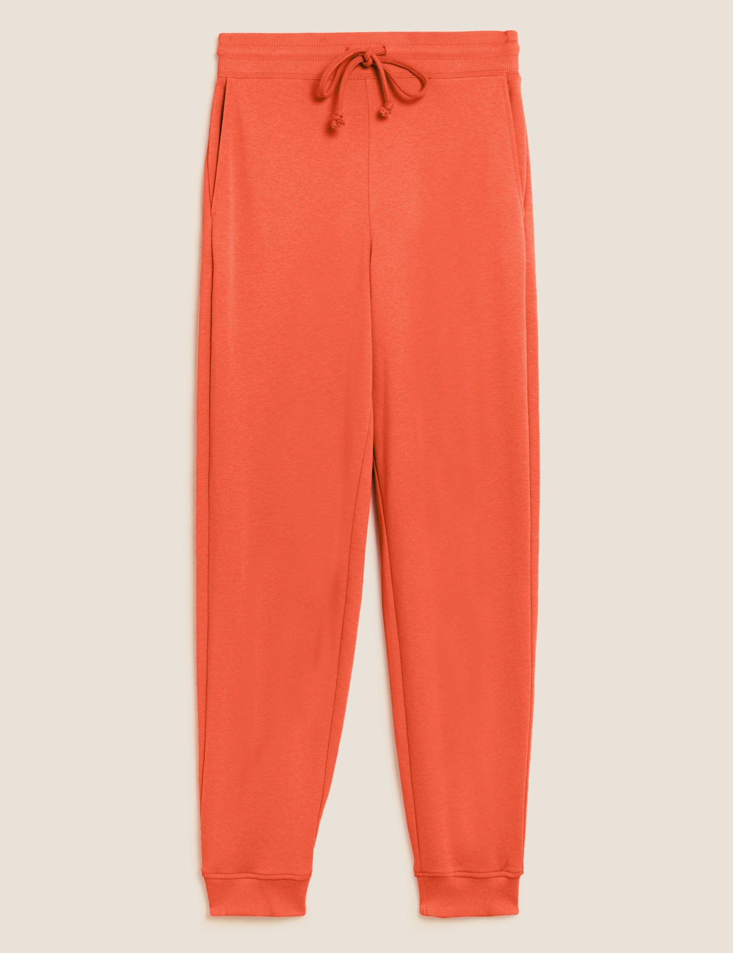 M&S The Cotton Rich Cuffed Joggers Mango