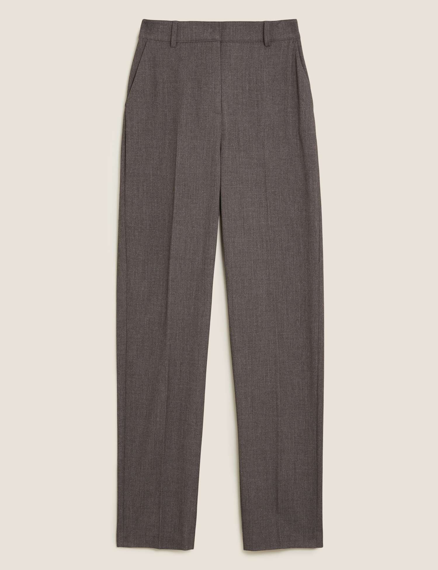 M&S Straight Leg Trousers Charcoal