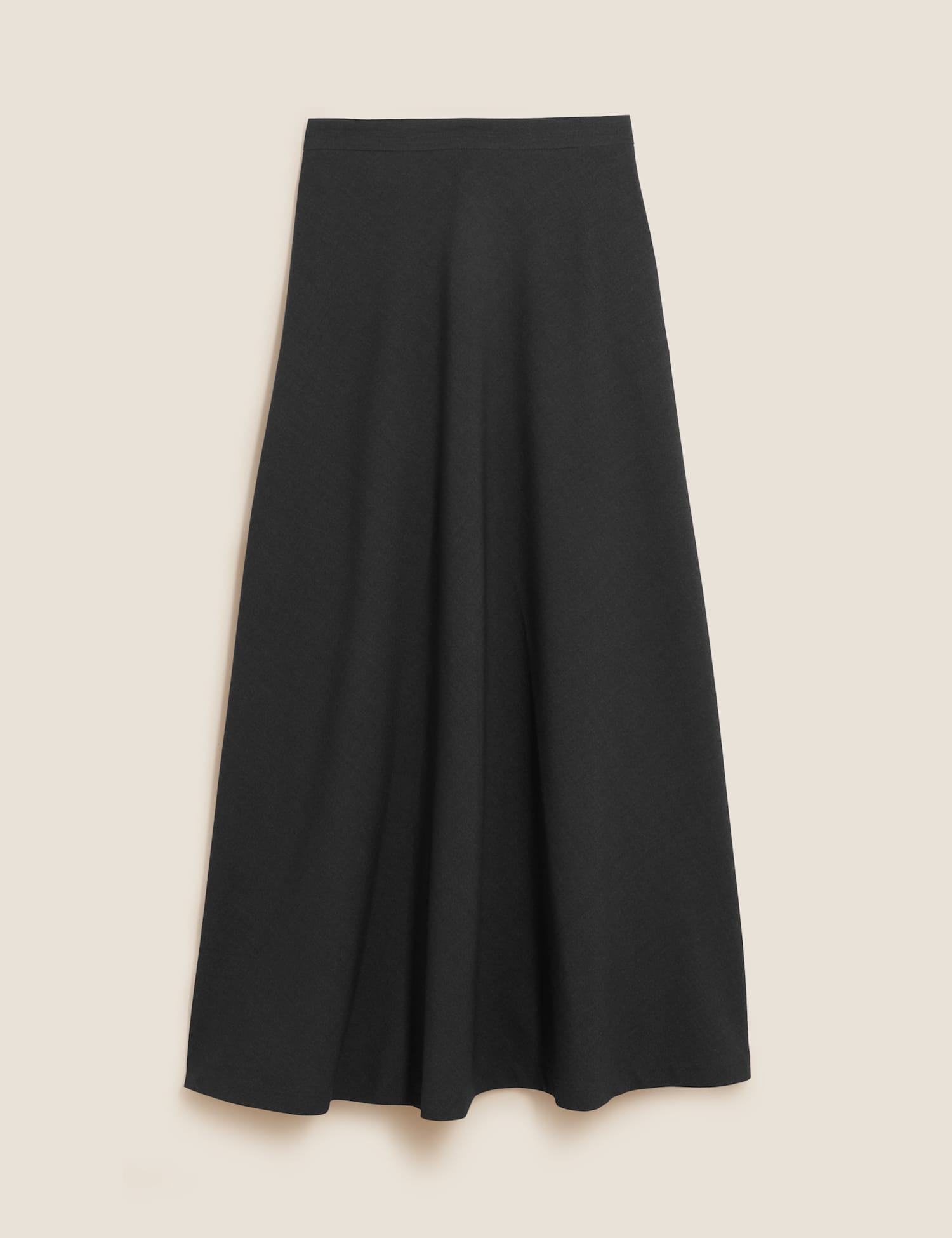 M&S Maxi A-Line Skirt Charcoal