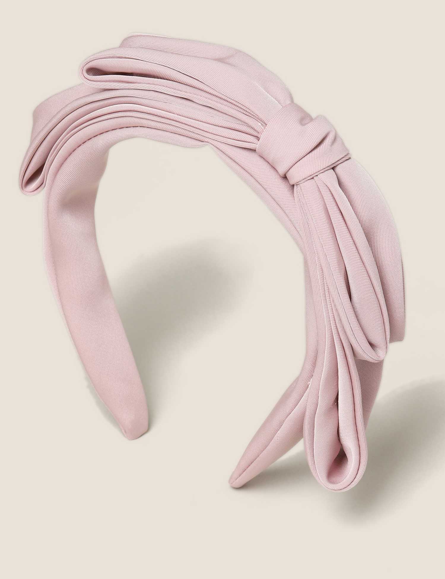 M&S Pink Bow Alice Band Pink