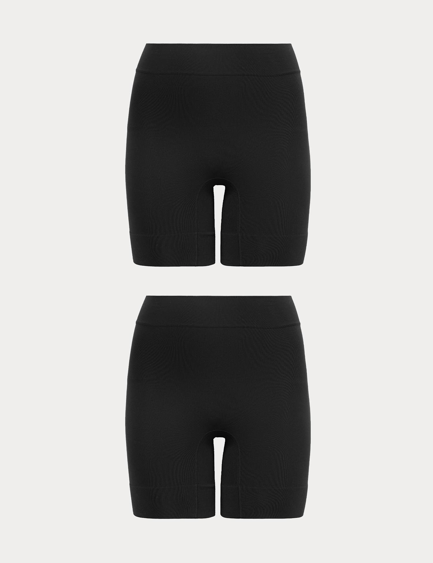 Body by M&S 2 Pack Body Invisibles� Anti-Chafe Shorts Black