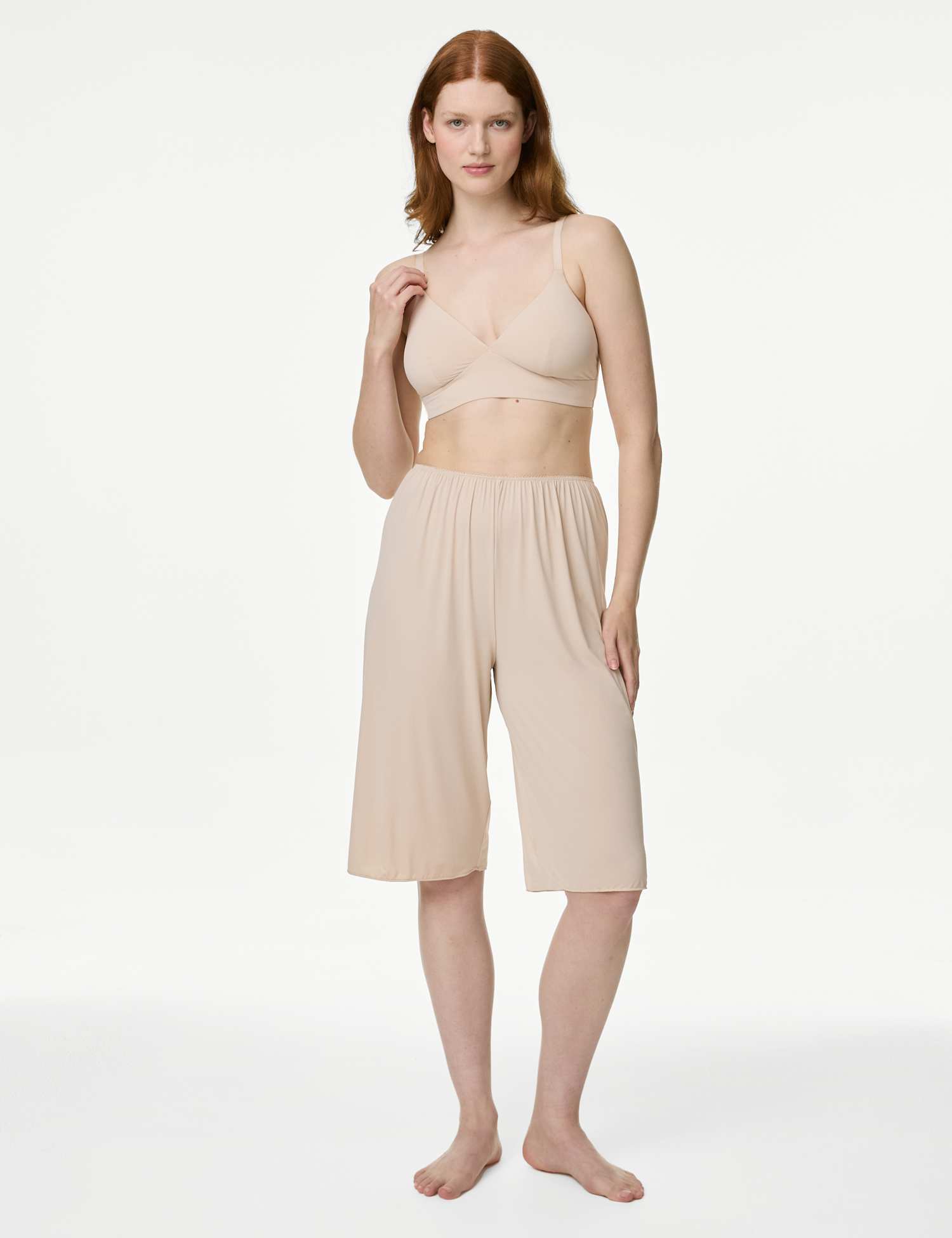 M&S Flexifit� Cool Comfort� Culotte Slip Opaline