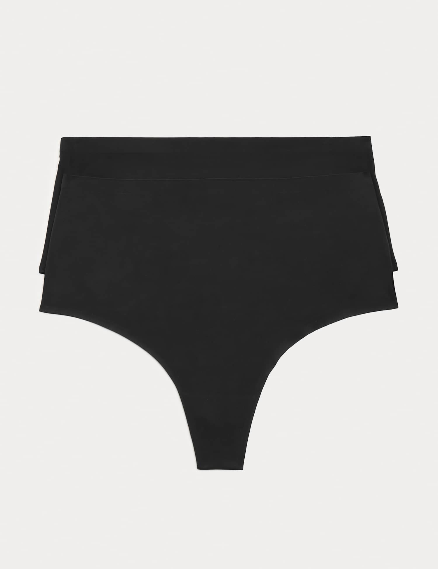 Body by M&S 2 Pack Body Invisibles� No VPL Shaping Thongs Black
