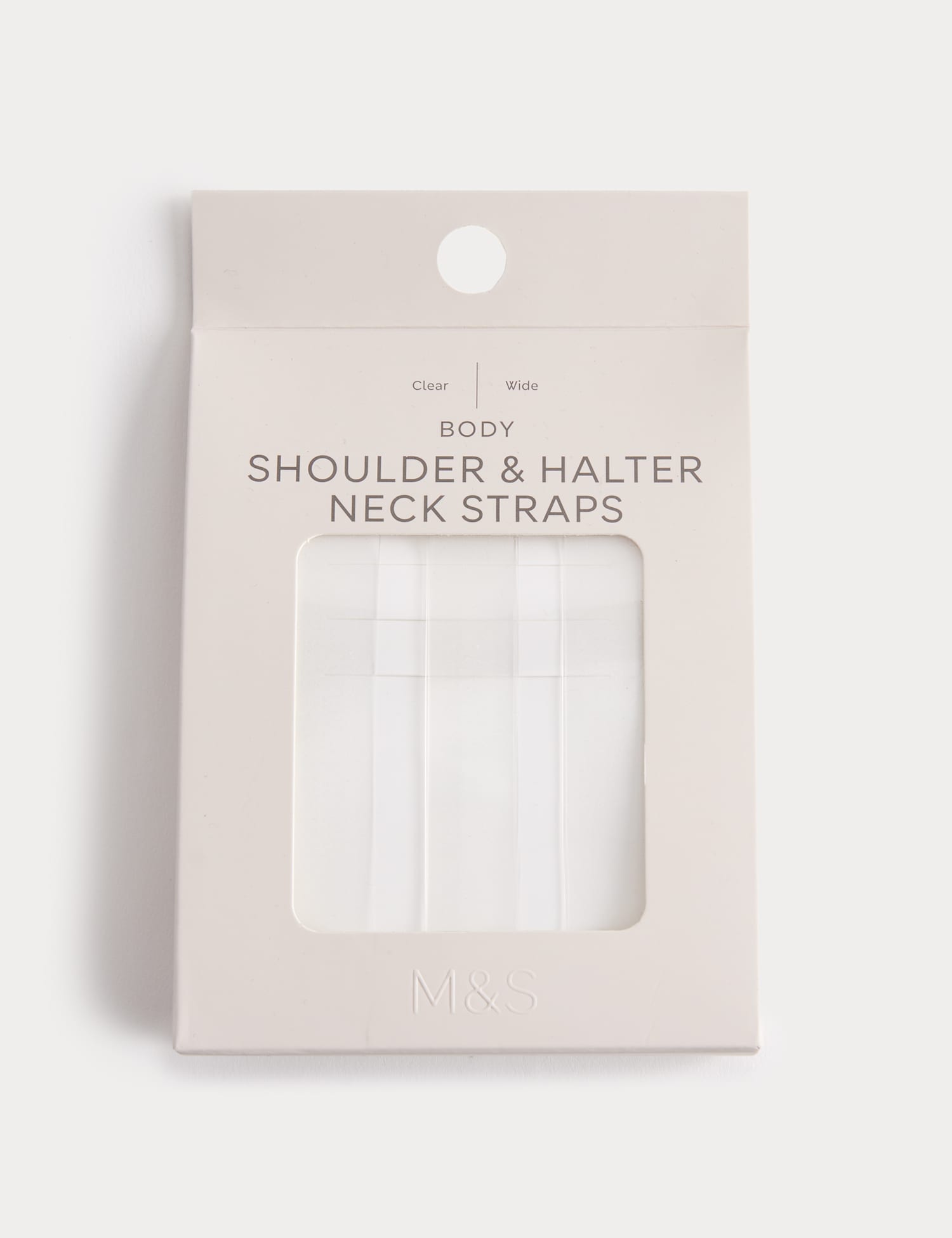 M&S Clear Wide Bra Straps Clear