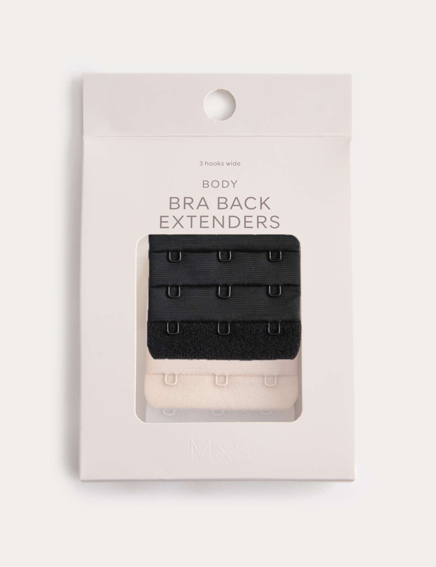 M&S 3pk 3 Hook Bra Extenders Multi