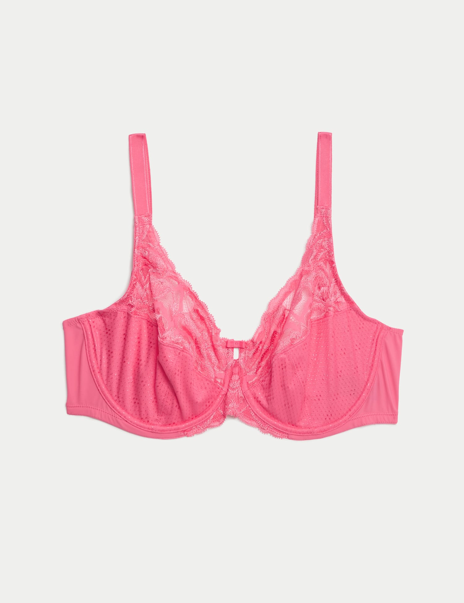 M&S Wild Blooms Wired Full Cup Bra F-J Watermelon