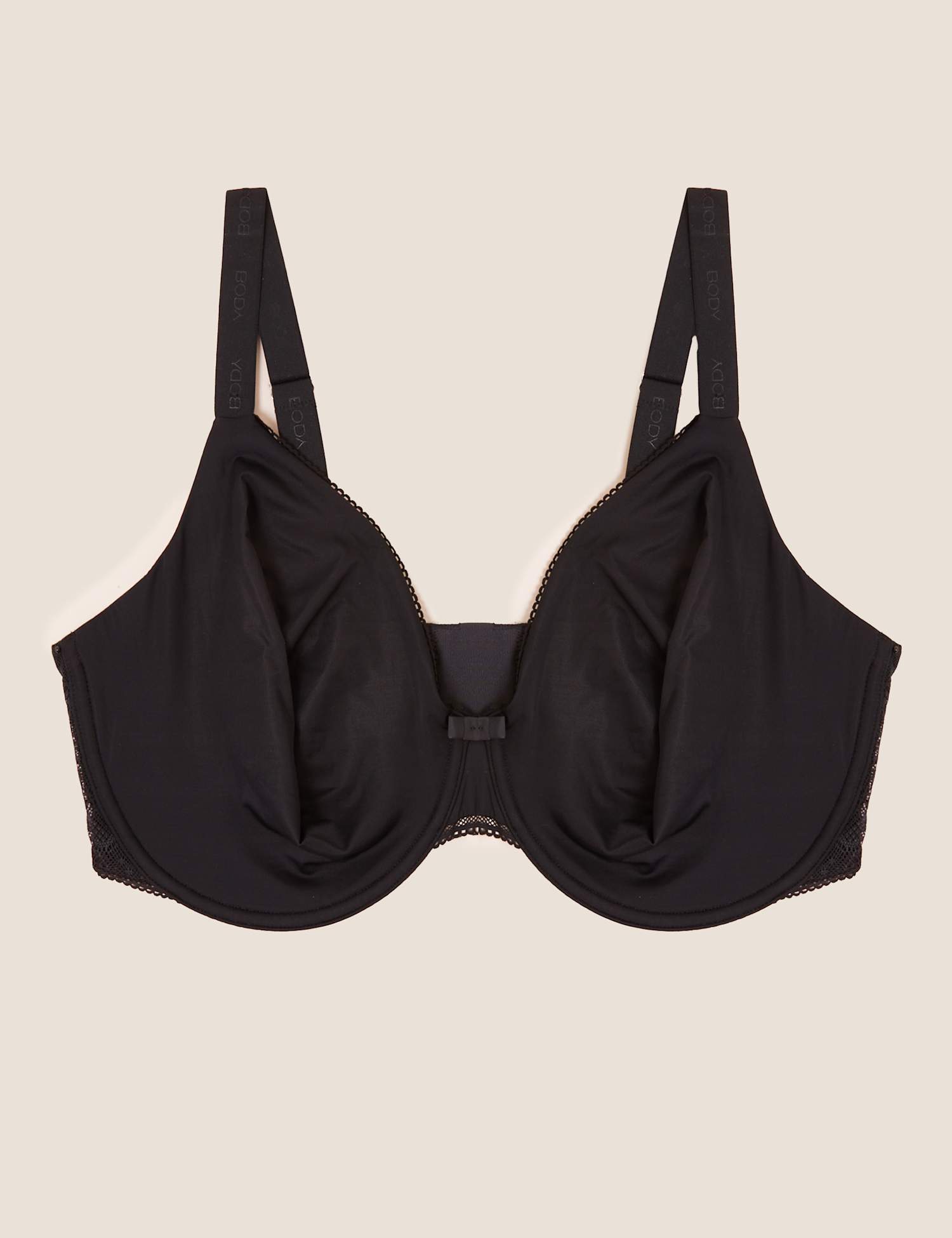 Body by M&S Smoothing Wired Full Cup Bra DD-H Black