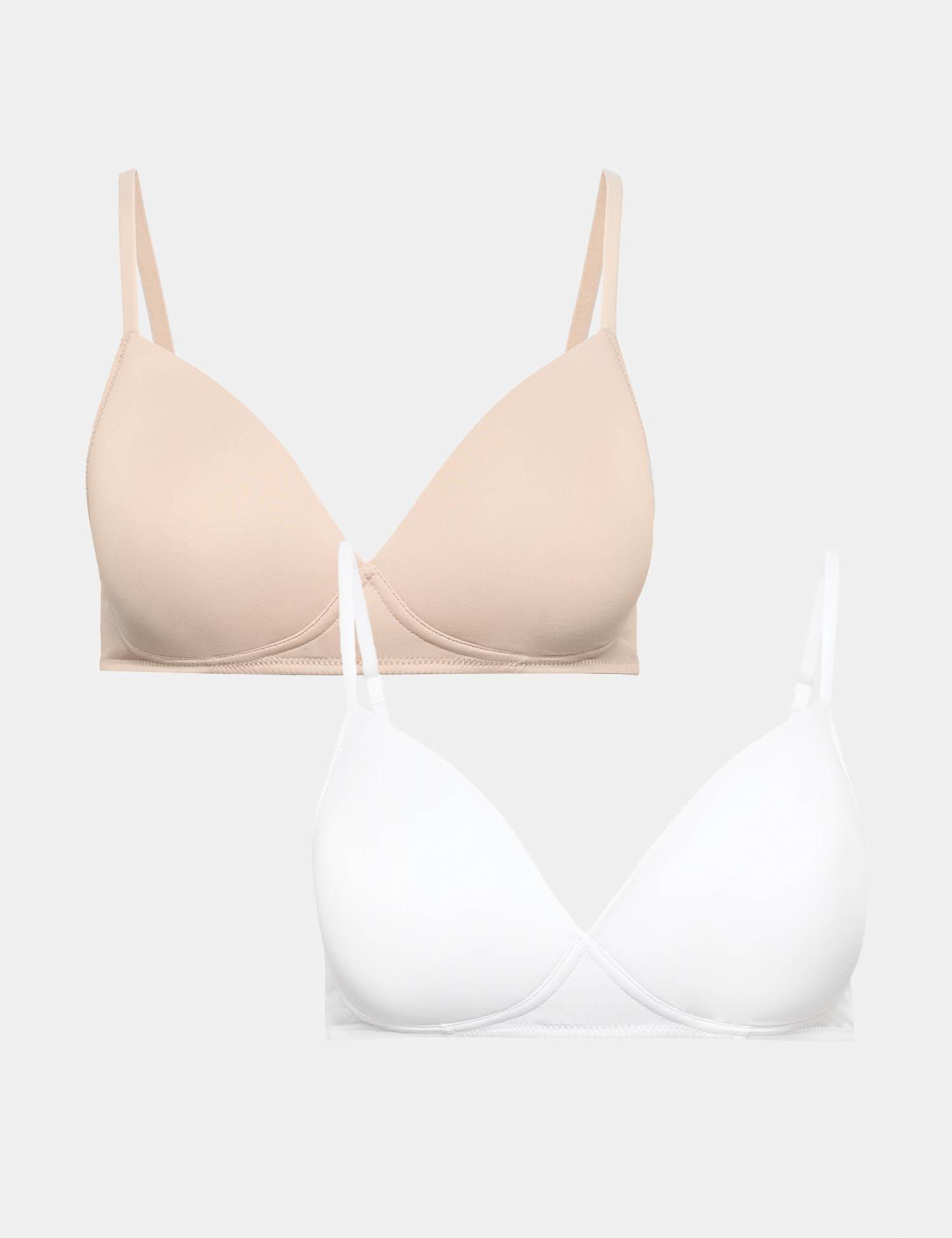 M&S 2 Pack Non Wired First Bras AA-D Opaline Mix