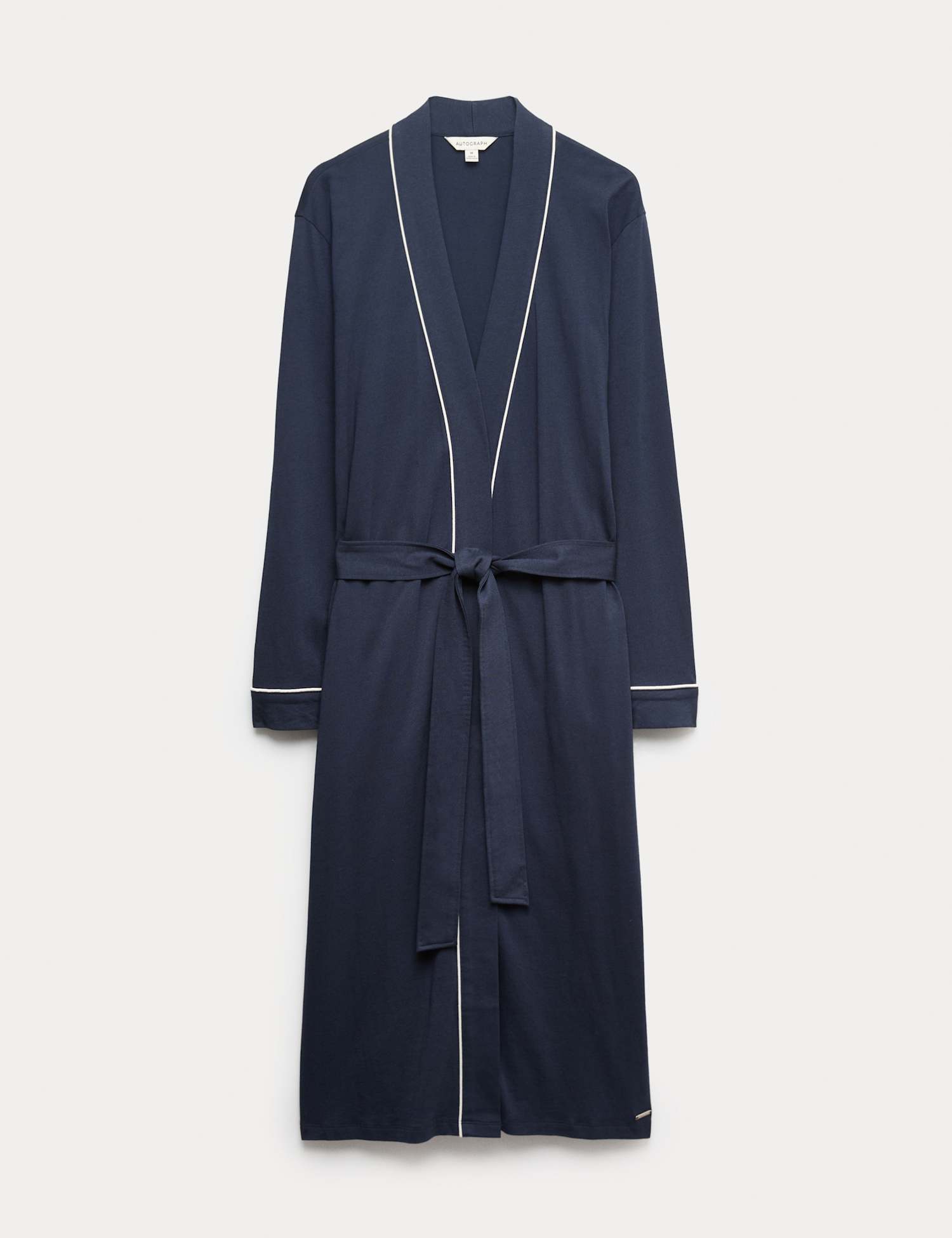 Autograph Cotton Modal Long Wrap Navy